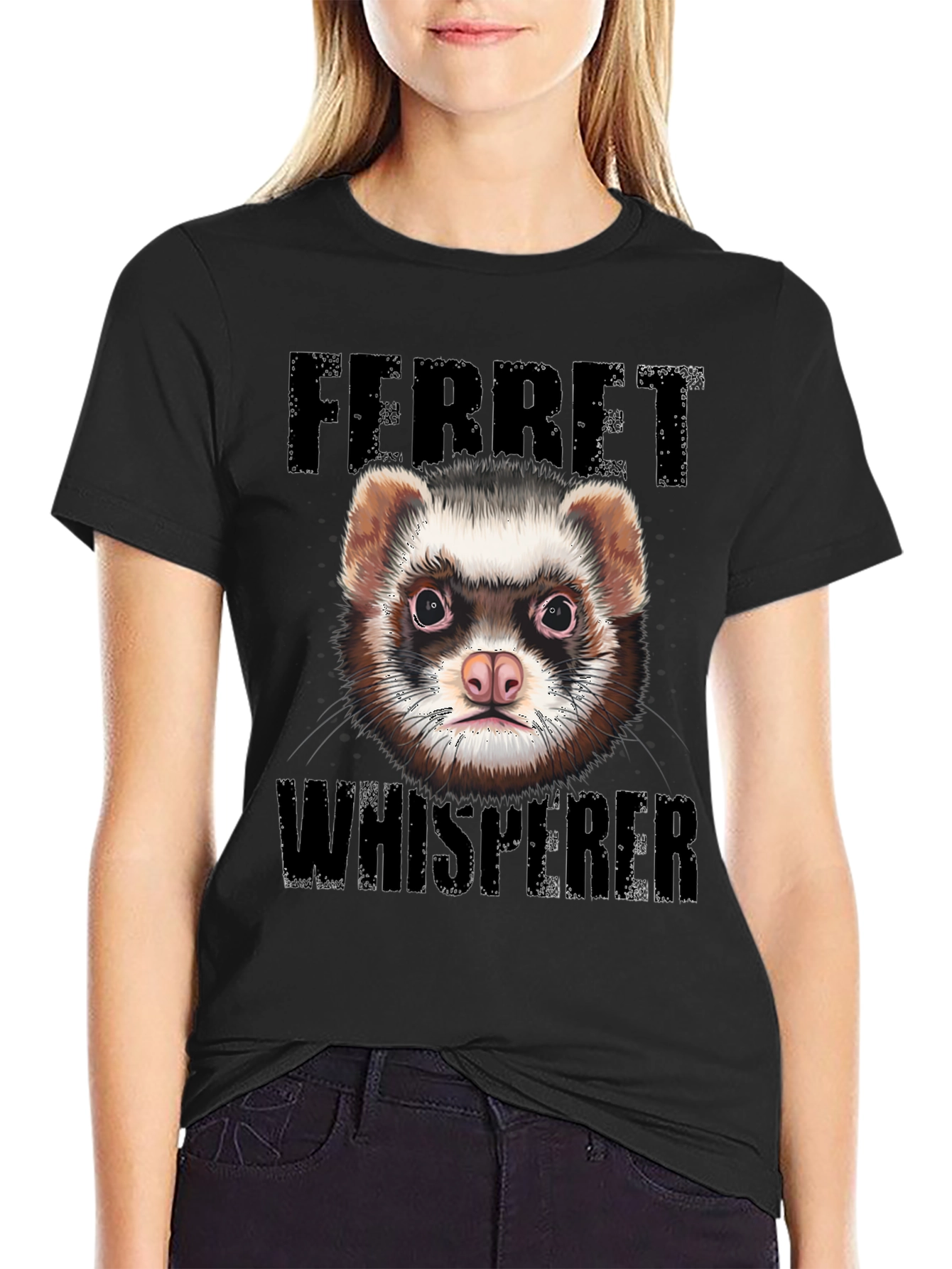 Ferret Whisperer Graphic T-Shirt