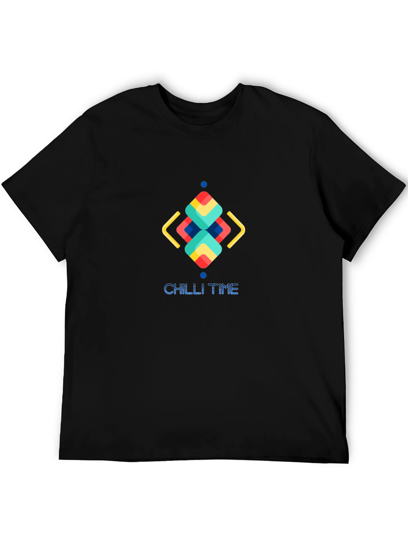 Chill Time Graphic Tee - Mens Black T-Shirt