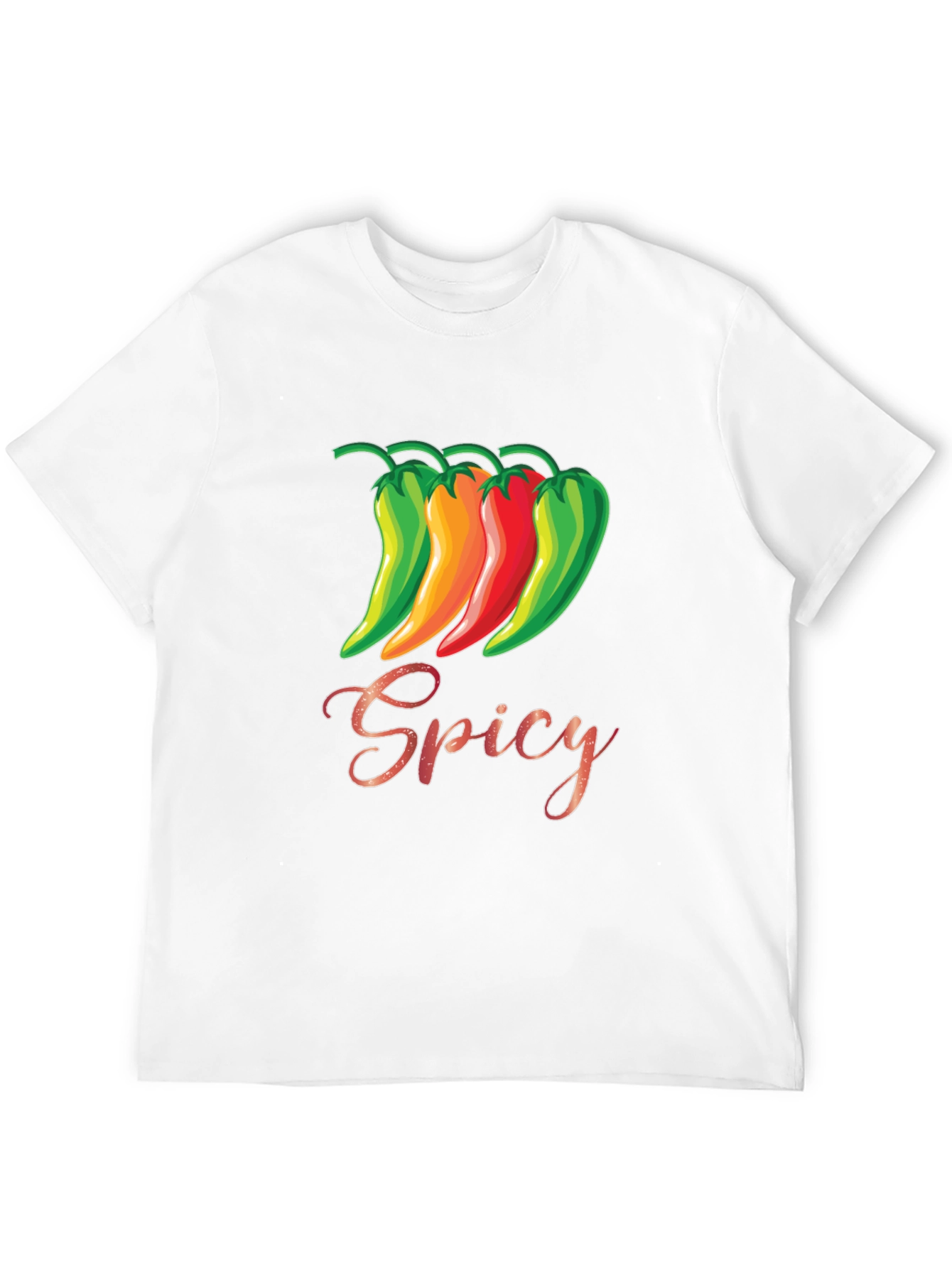 Spicy Pepper Graphic T-Shirt - Black