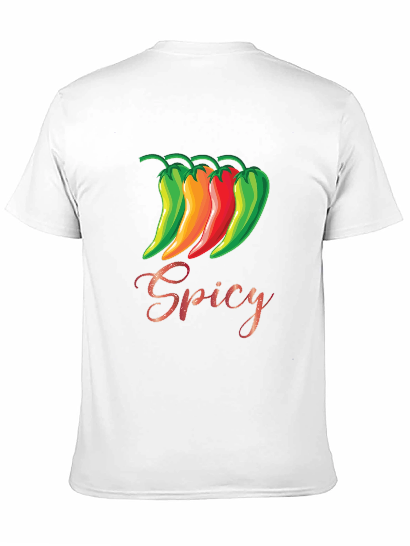 Spicy Pepper Graphic T-Shirt - Black