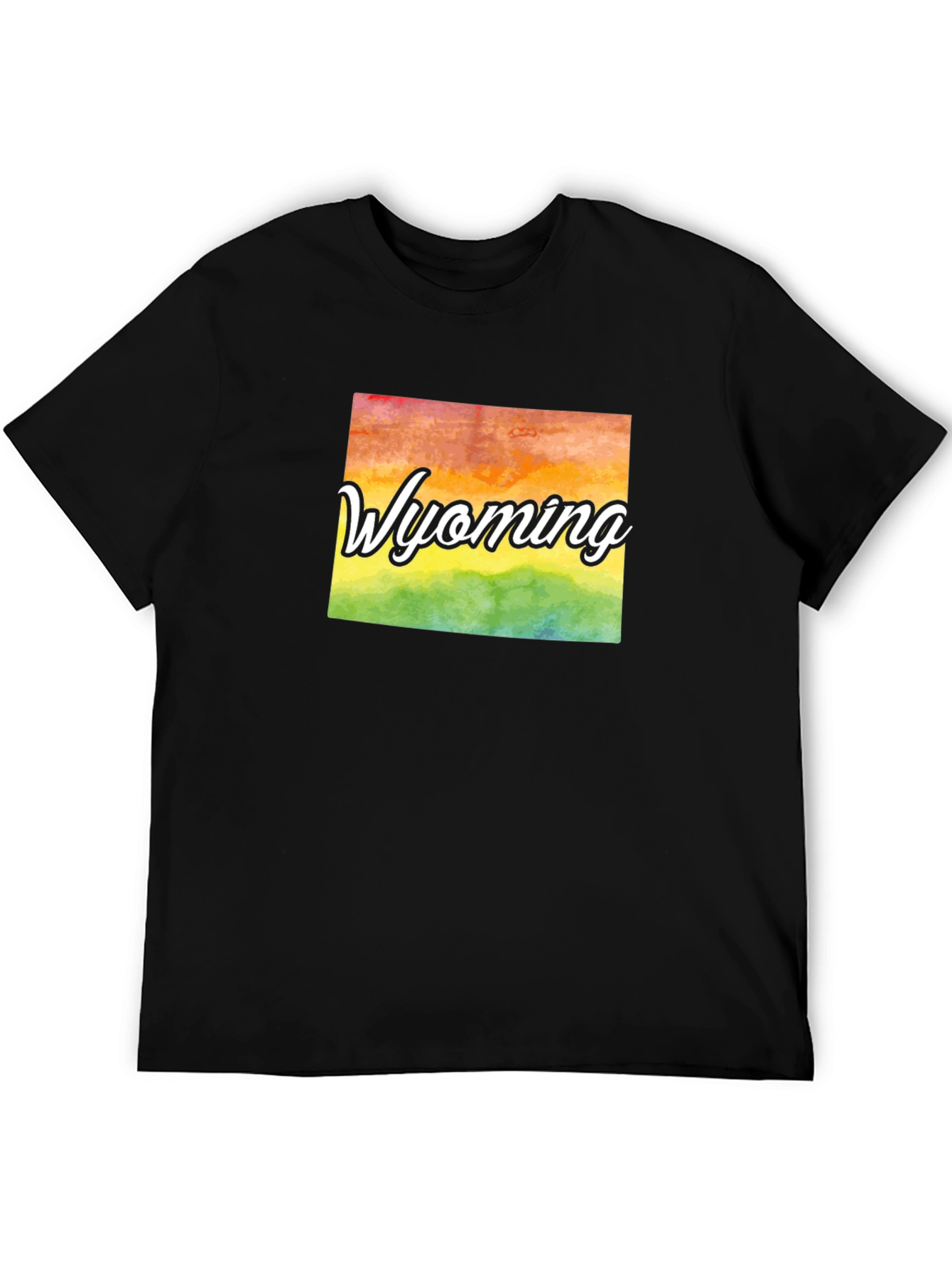 Wyoming Pride T-Shirt - Rainbow State Graphic Tee
