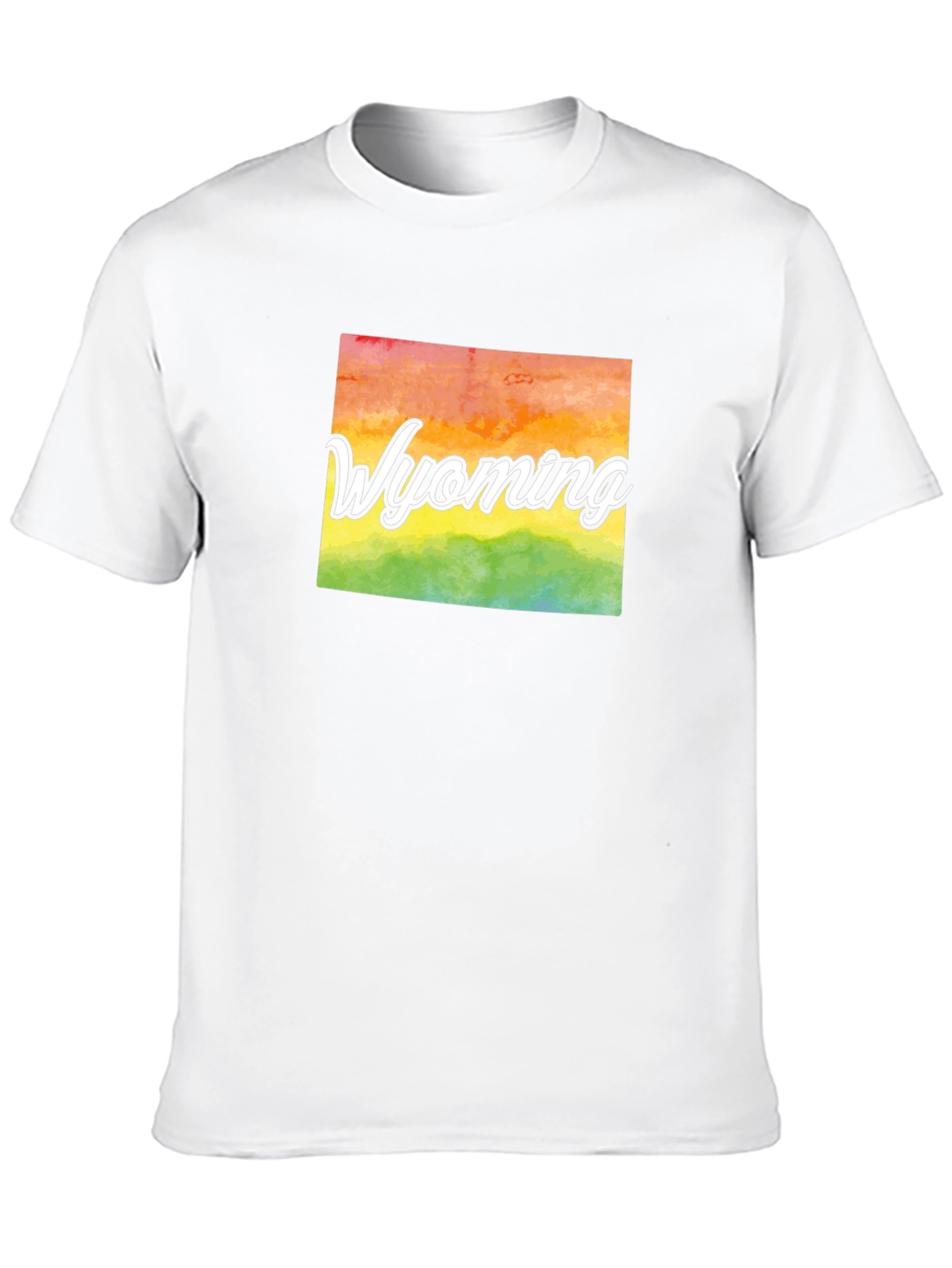 Wyoming Pride T-Shirt - Rainbow State Graphic Tee