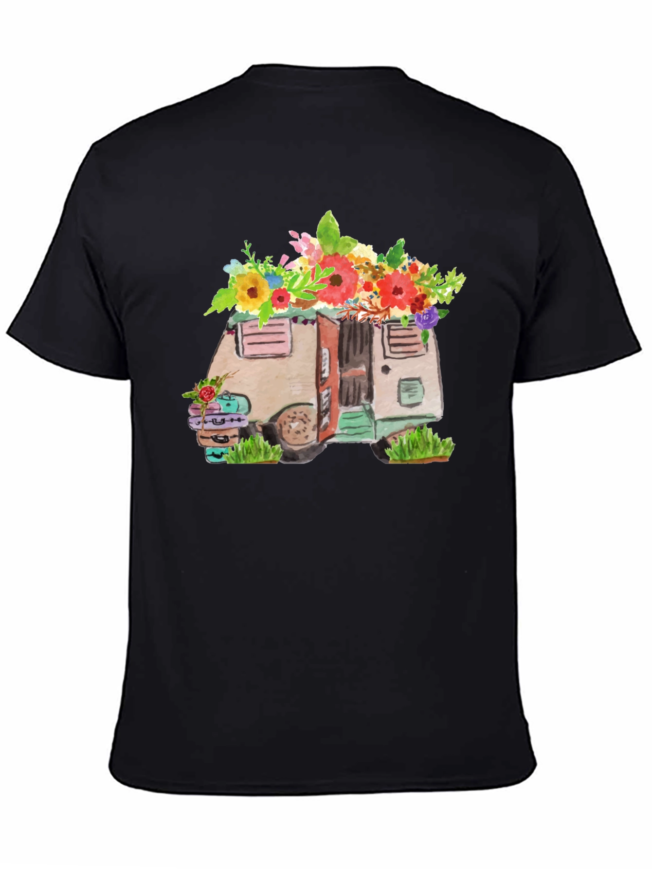 Floral Camper Graphic Tee