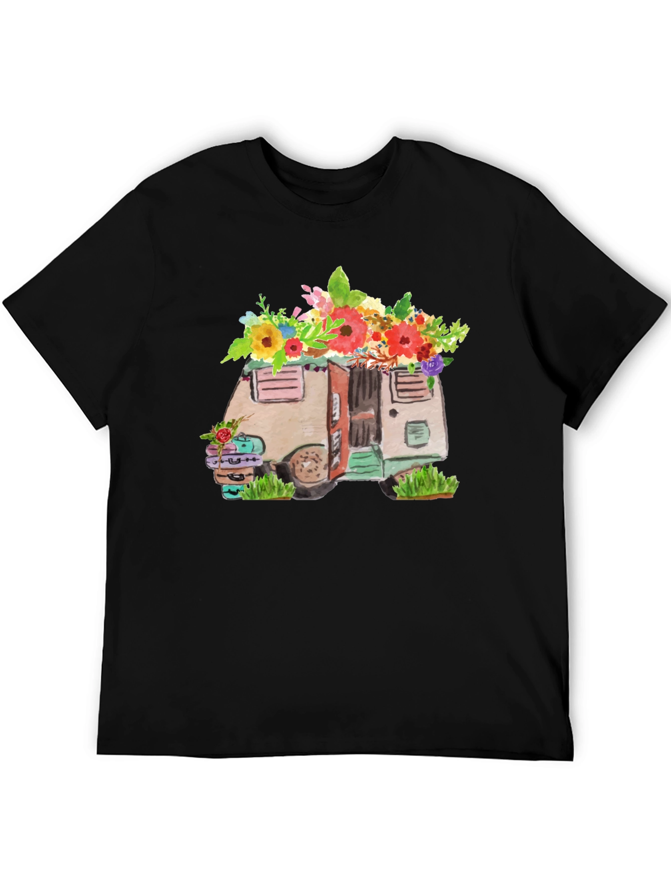 Floral Camper Graphic Tee