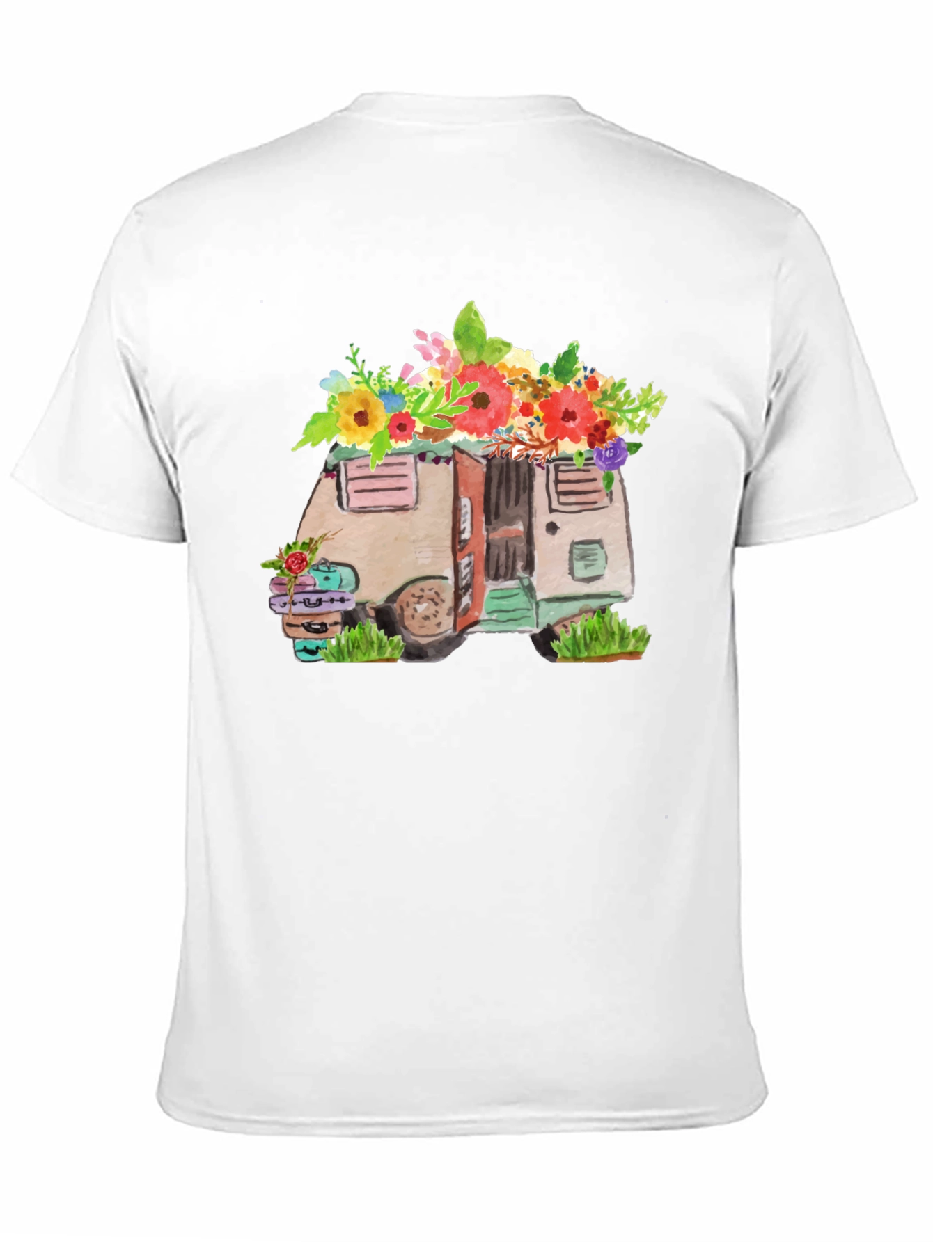 Floral Camper Graphic Tee