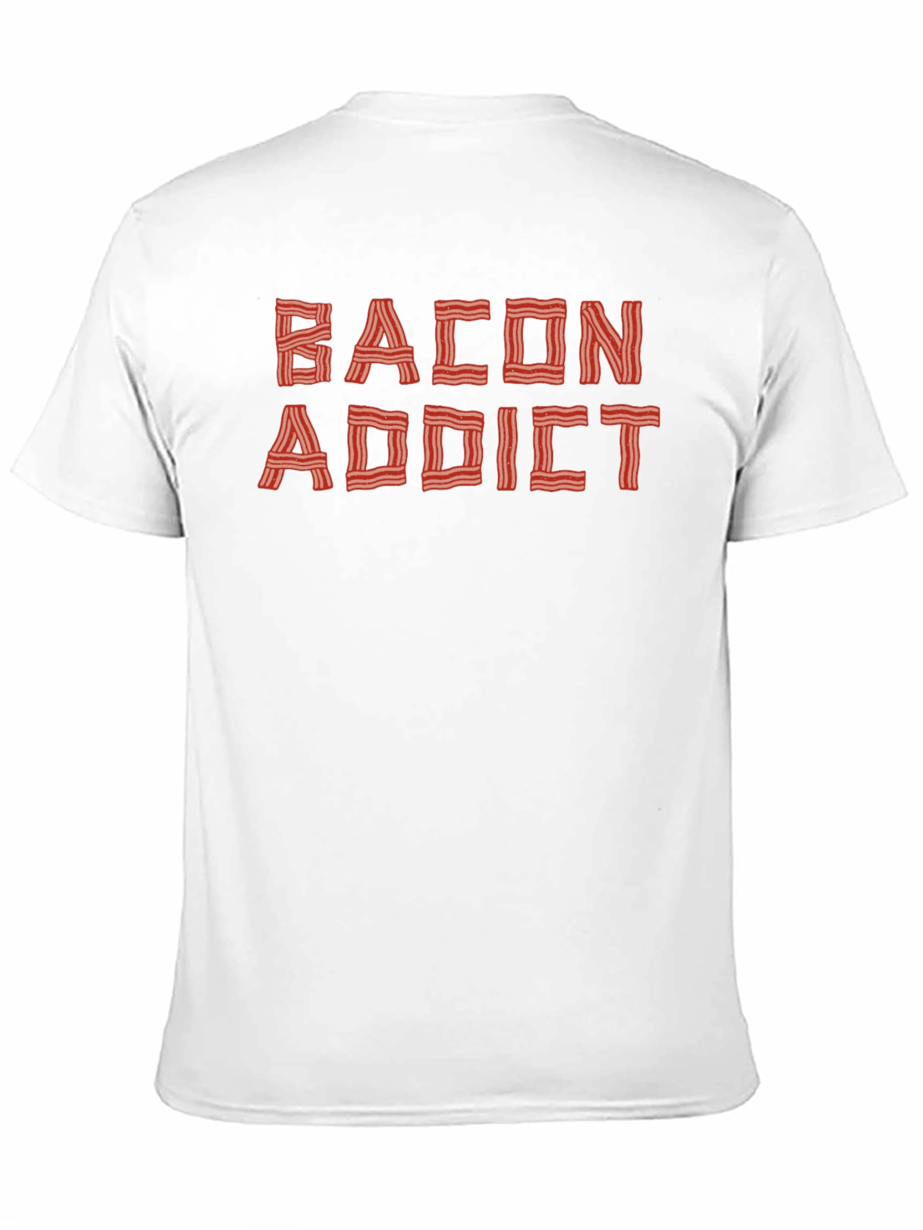 Bacon Addict Graphic Tee - Funny Food Lover T-Shirt