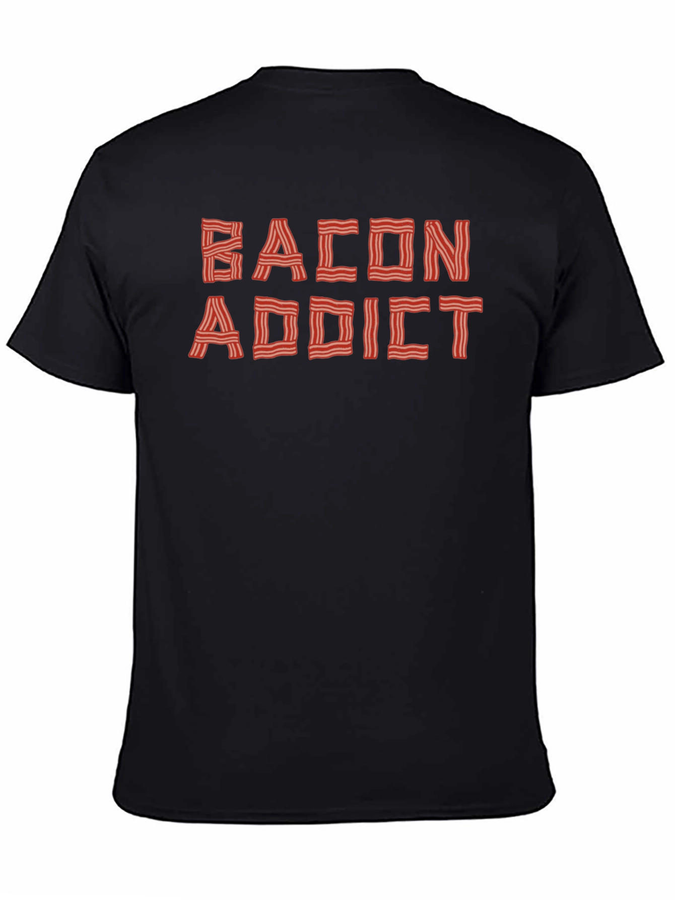 Bacon Addict Graphic Tee - Funny Food Lover T-Shirt