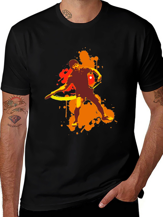 Abstract Table Tennis T-Shirt