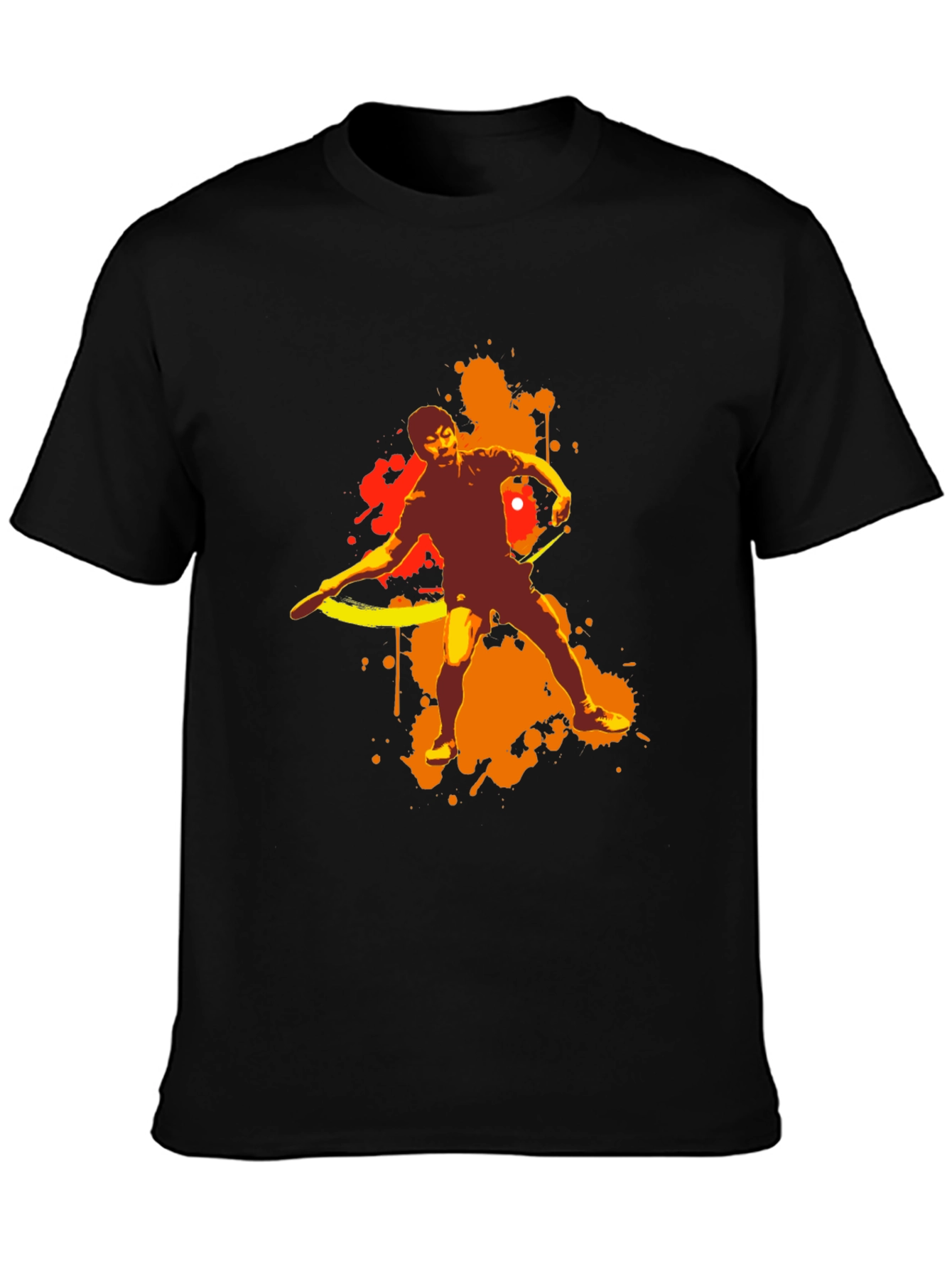 Abstract Table Tennis T-Shirt