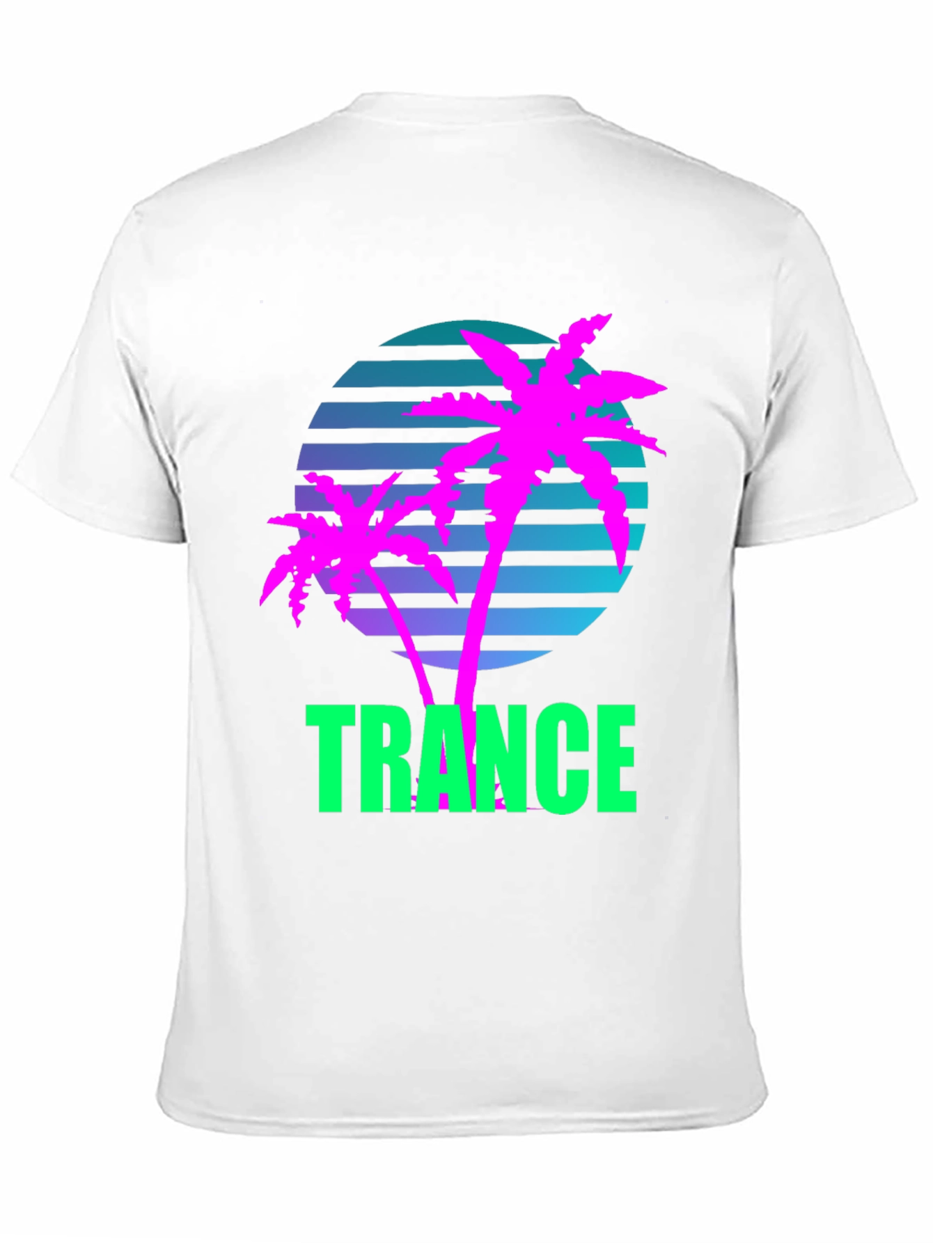 Retro Trance Palm Tree T-Shirt