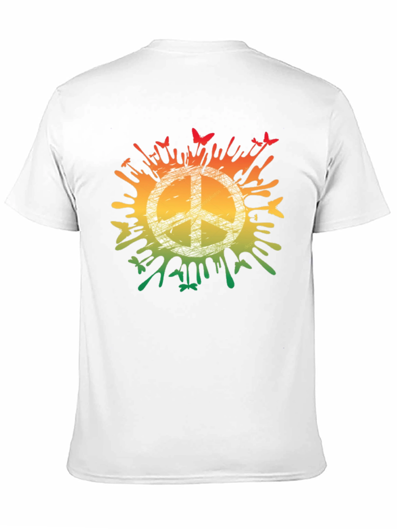 Peace Symbol Graphic T-Shirt