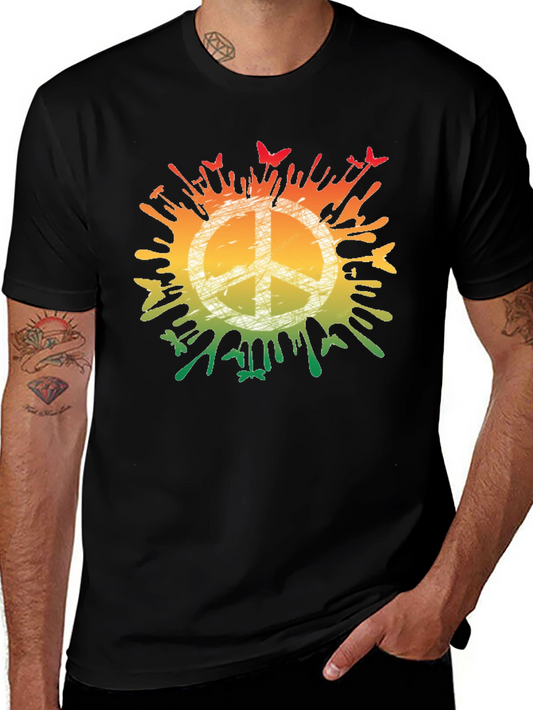 Peace Symbol Graphic T-Shirt