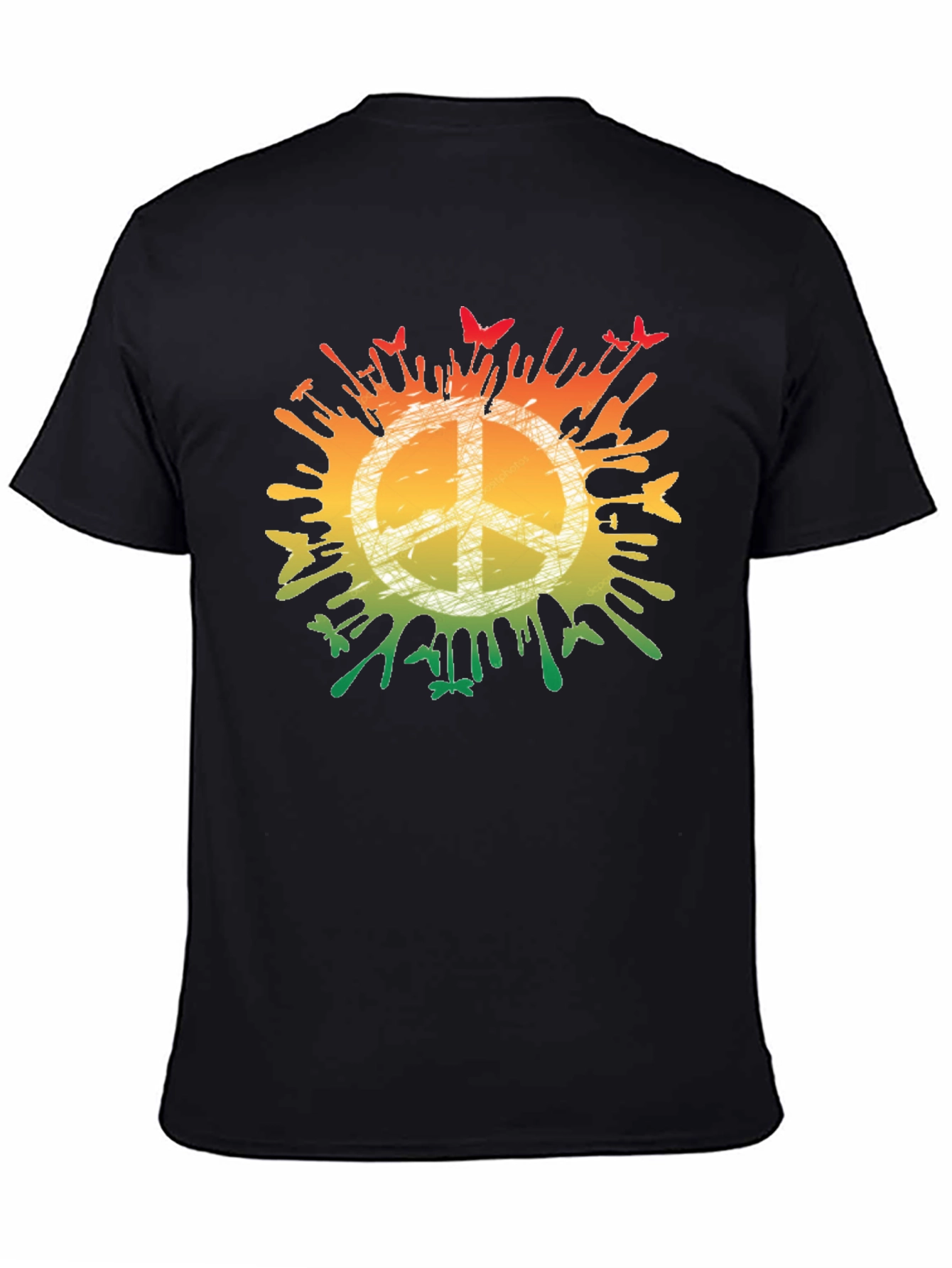 Peace Symbol Graphic T-Shirt
