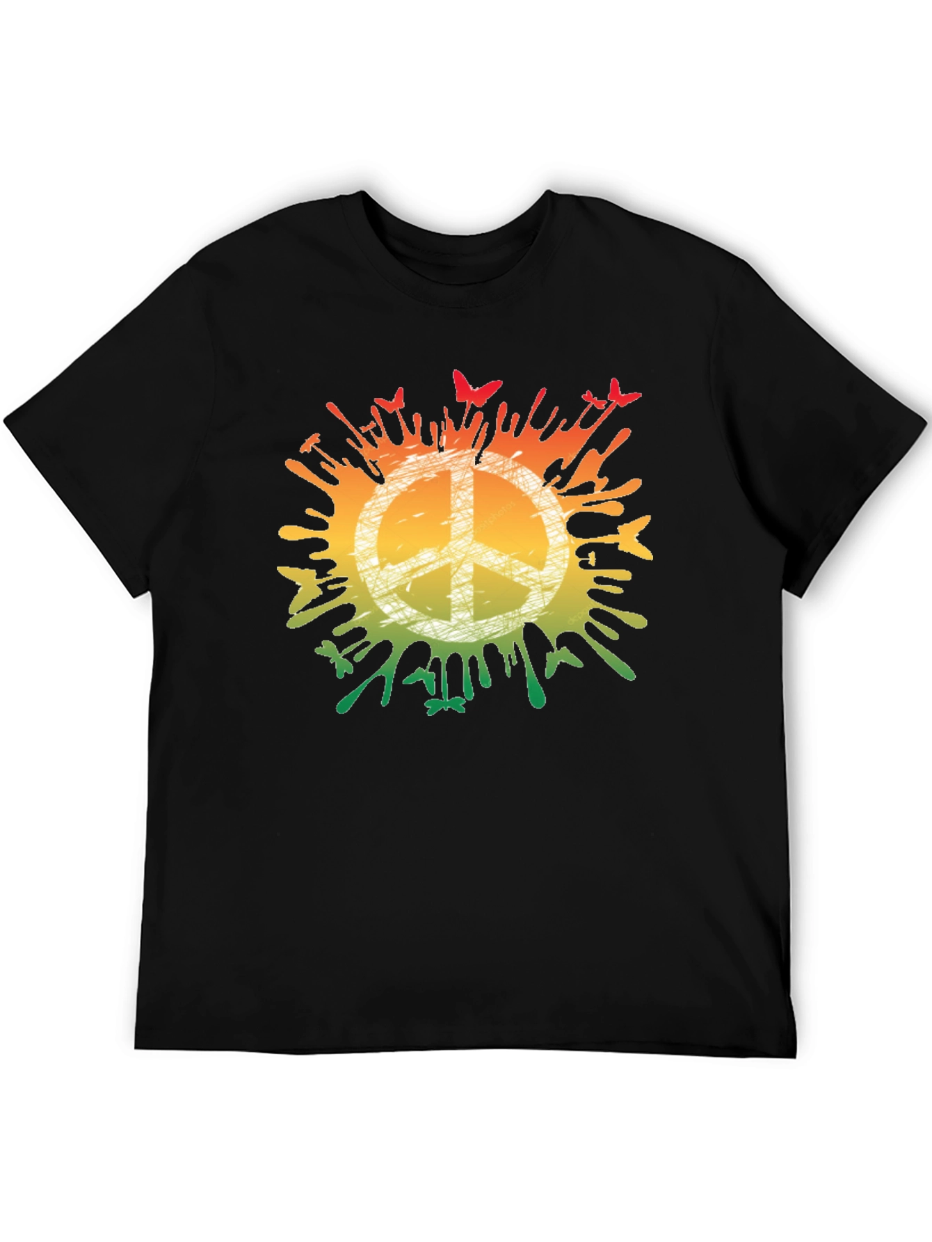 Peace Symbol Graphic T-Shirt