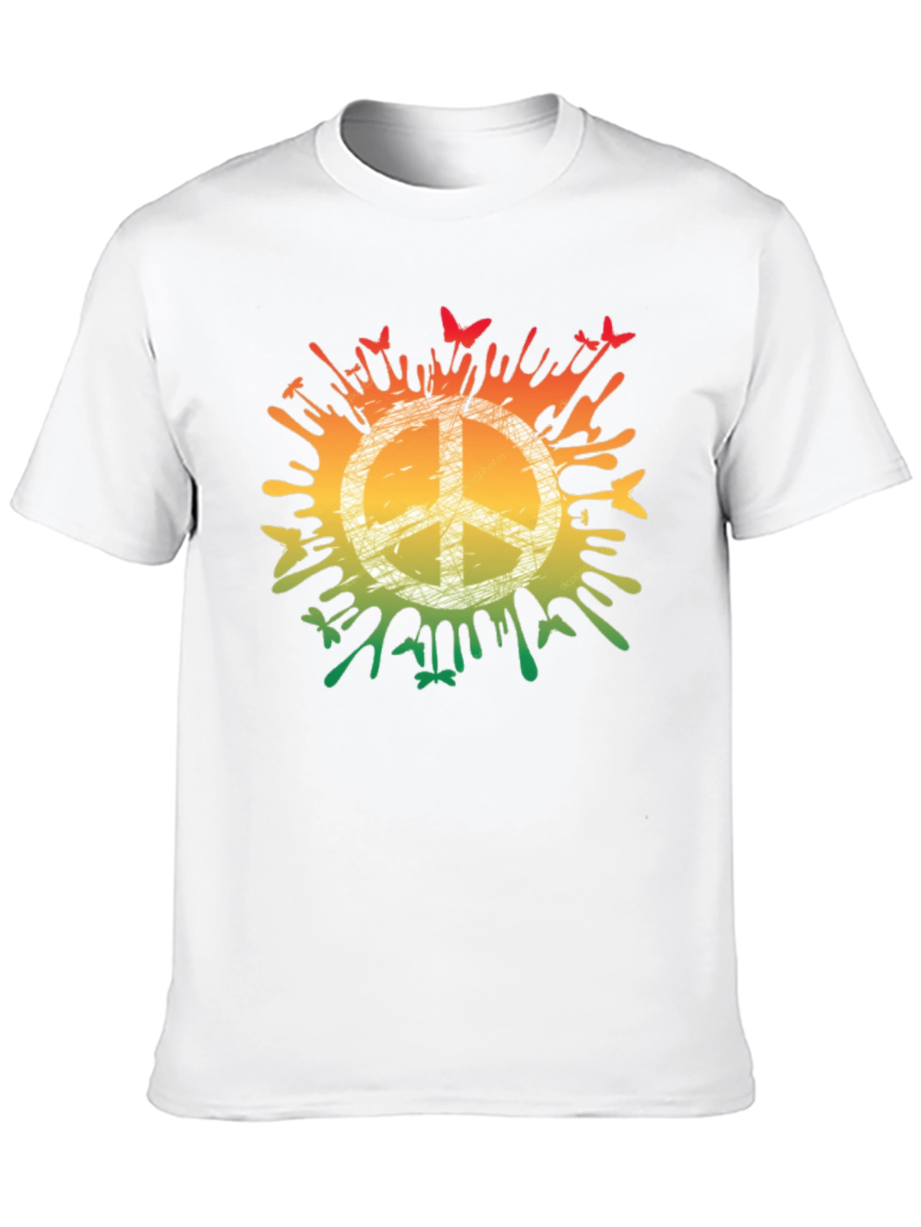 Peace Symbol Graphic T-Shirt