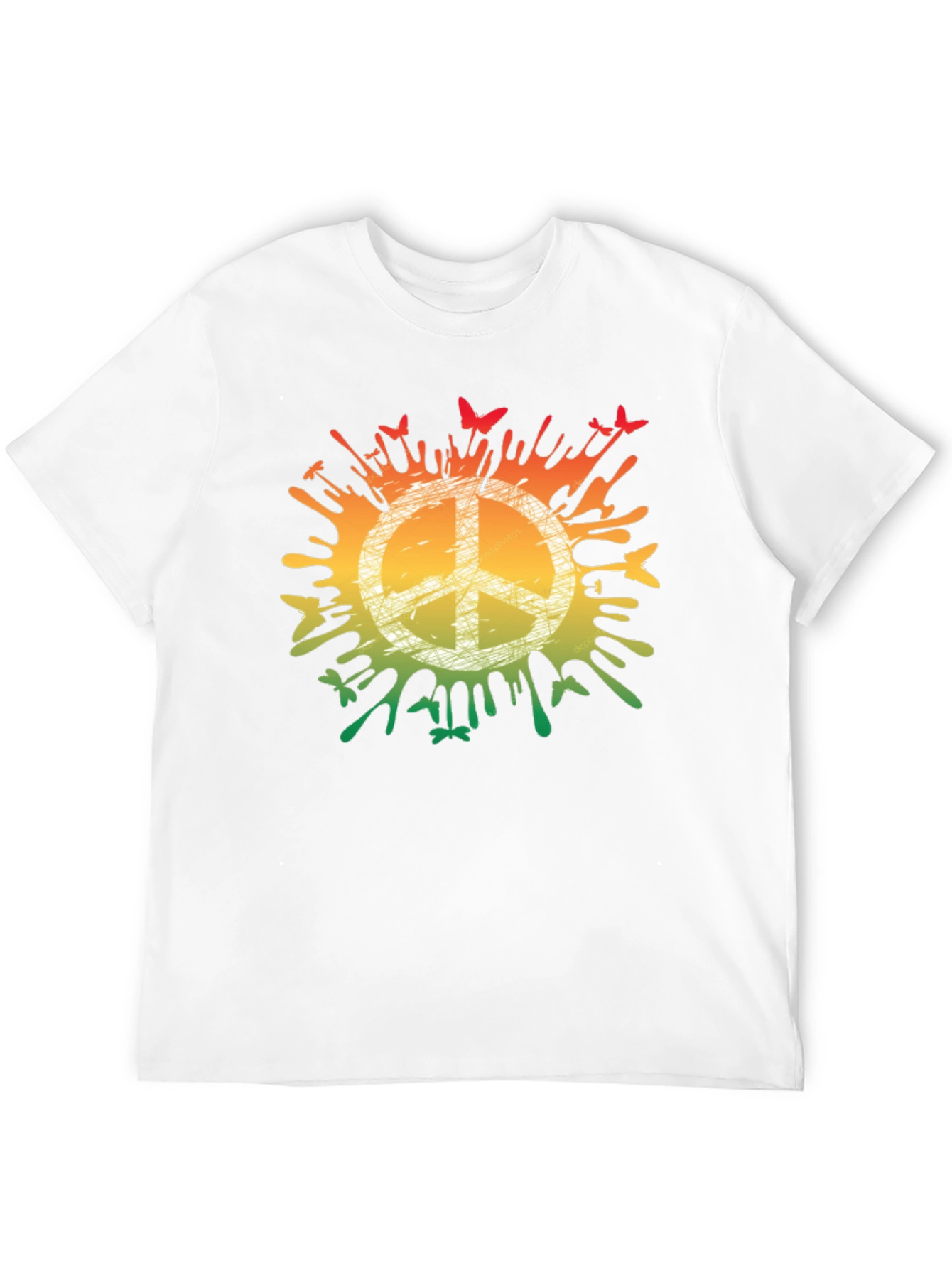 Peace Symbol Graphic T-Shirt