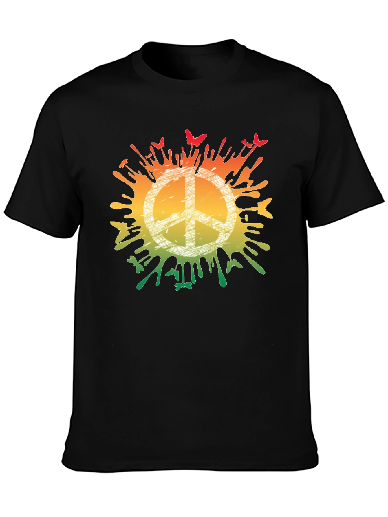 Peace Symbol Graphic T-Shirt