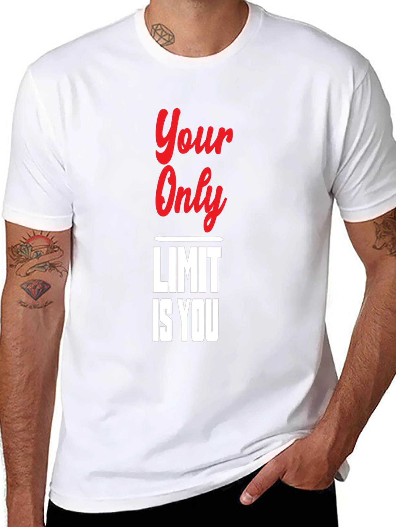 Your Only Limit Is You Black T-Shirt