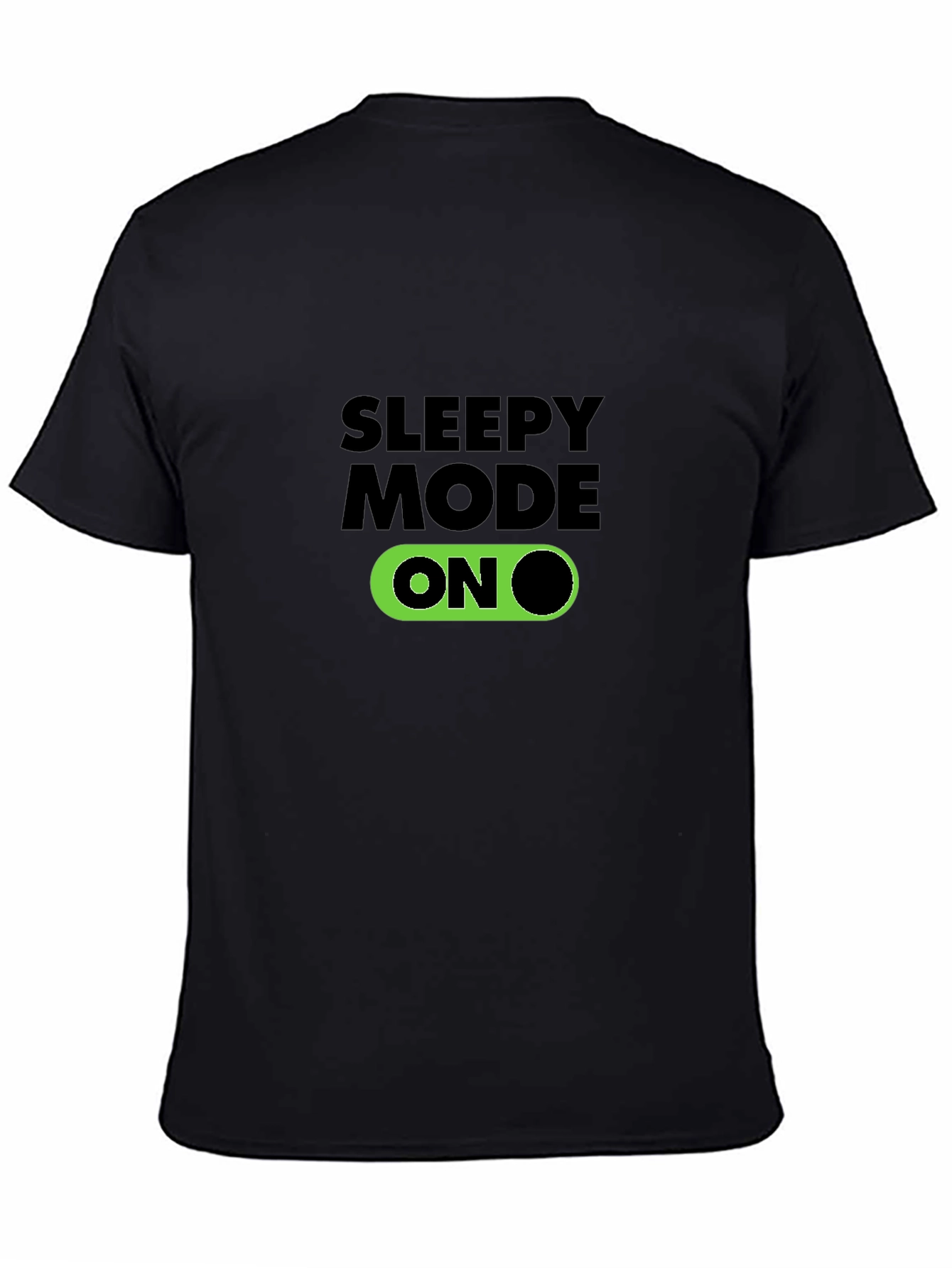 Sleepy Mode On Graphic T-Shirt - Black