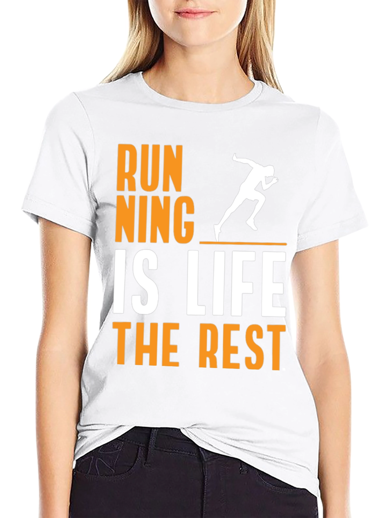 Running Is Life Mens Graphic Tee