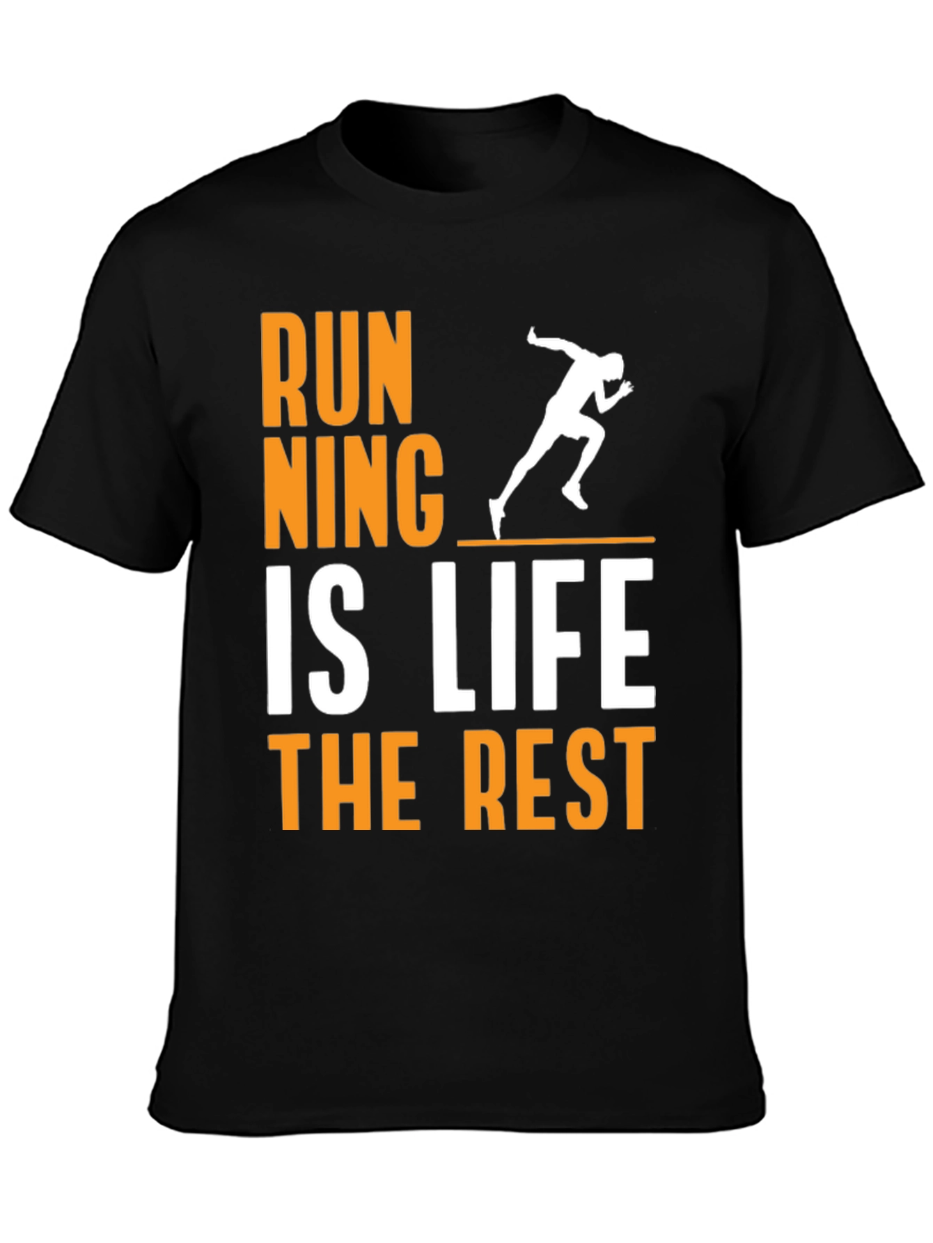 Running Is Life Mens Graphic Tee
