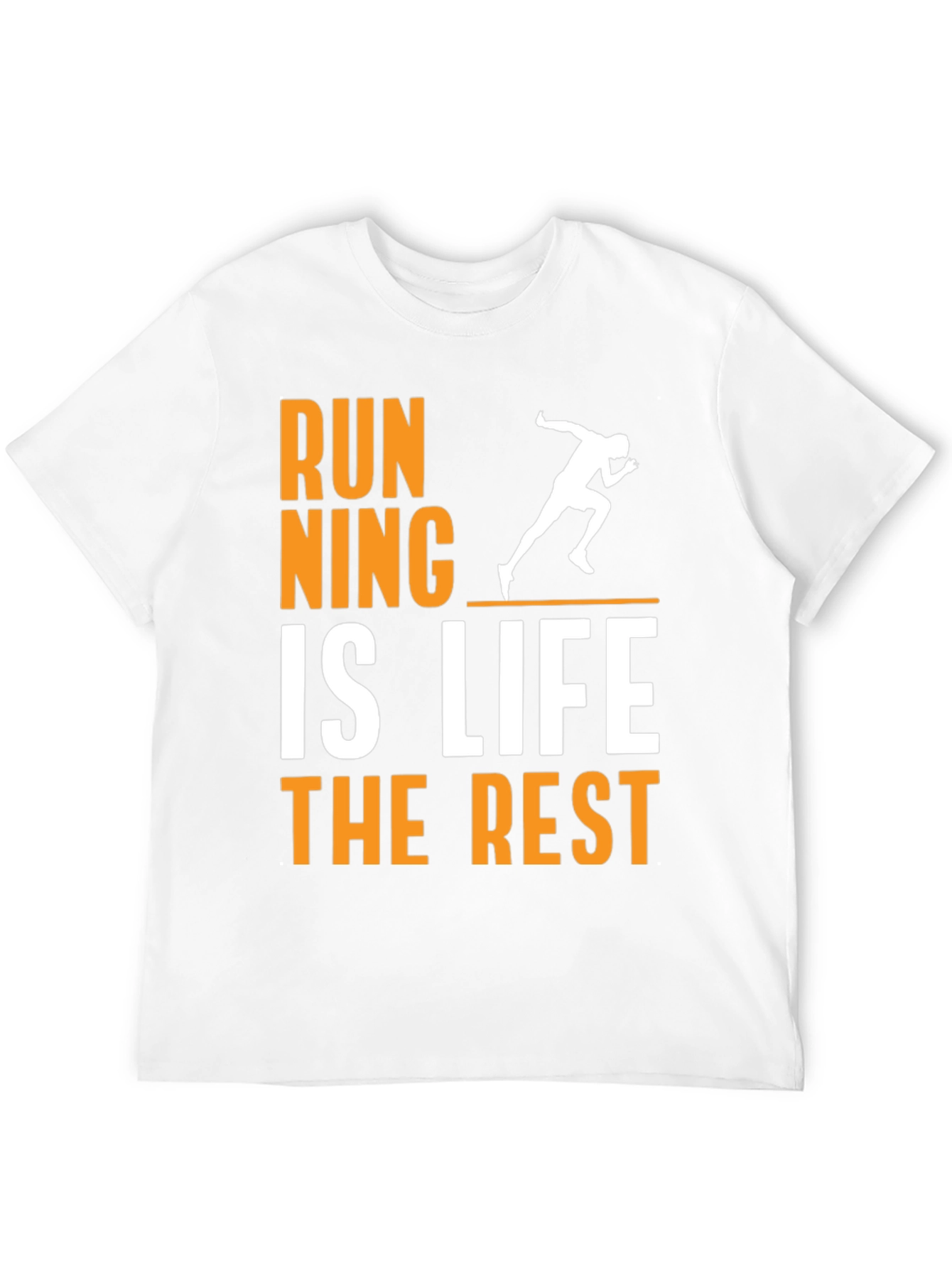 Running Is Life Mens Graphic Tee