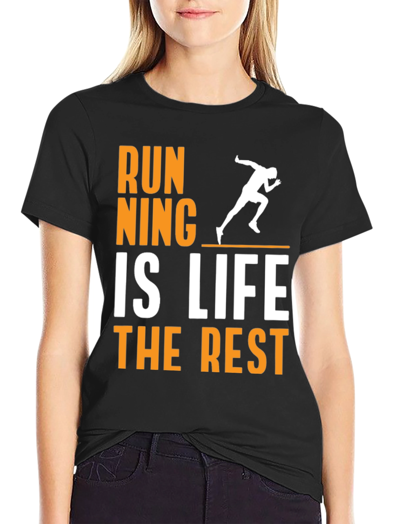 Running Is Life Mens Graphic Tee