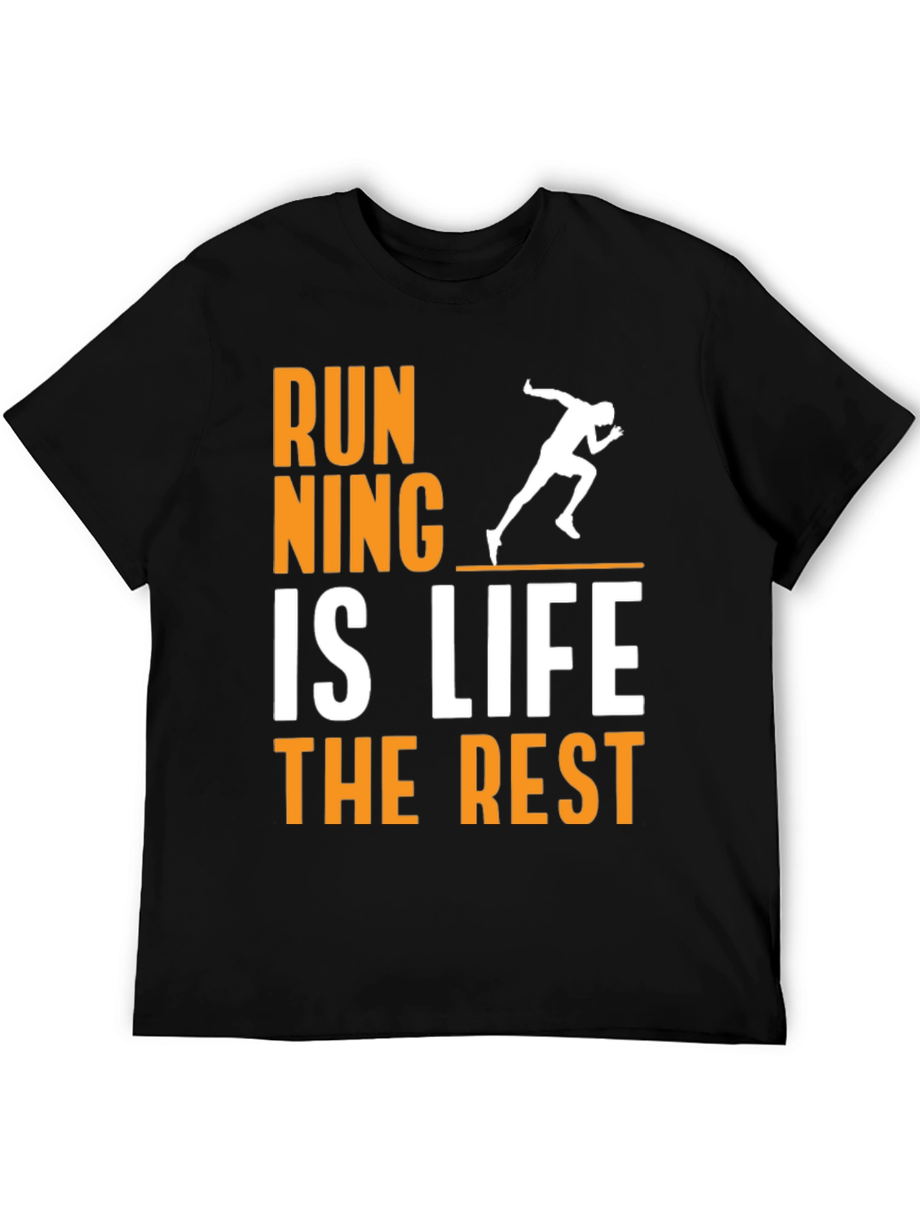 Running Is Life Mens Graphic Tee