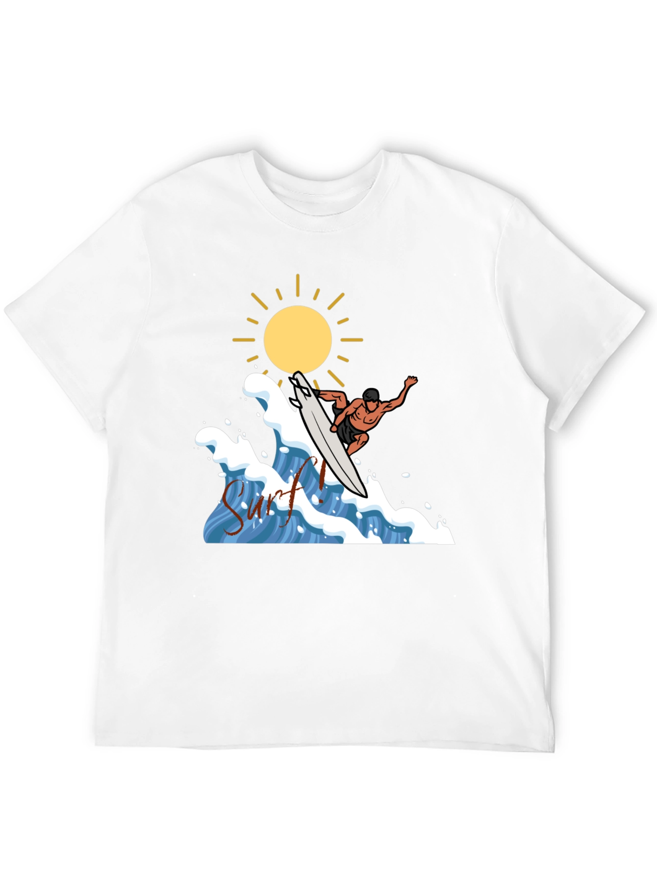 Surfs Up Graphic Tee - Black