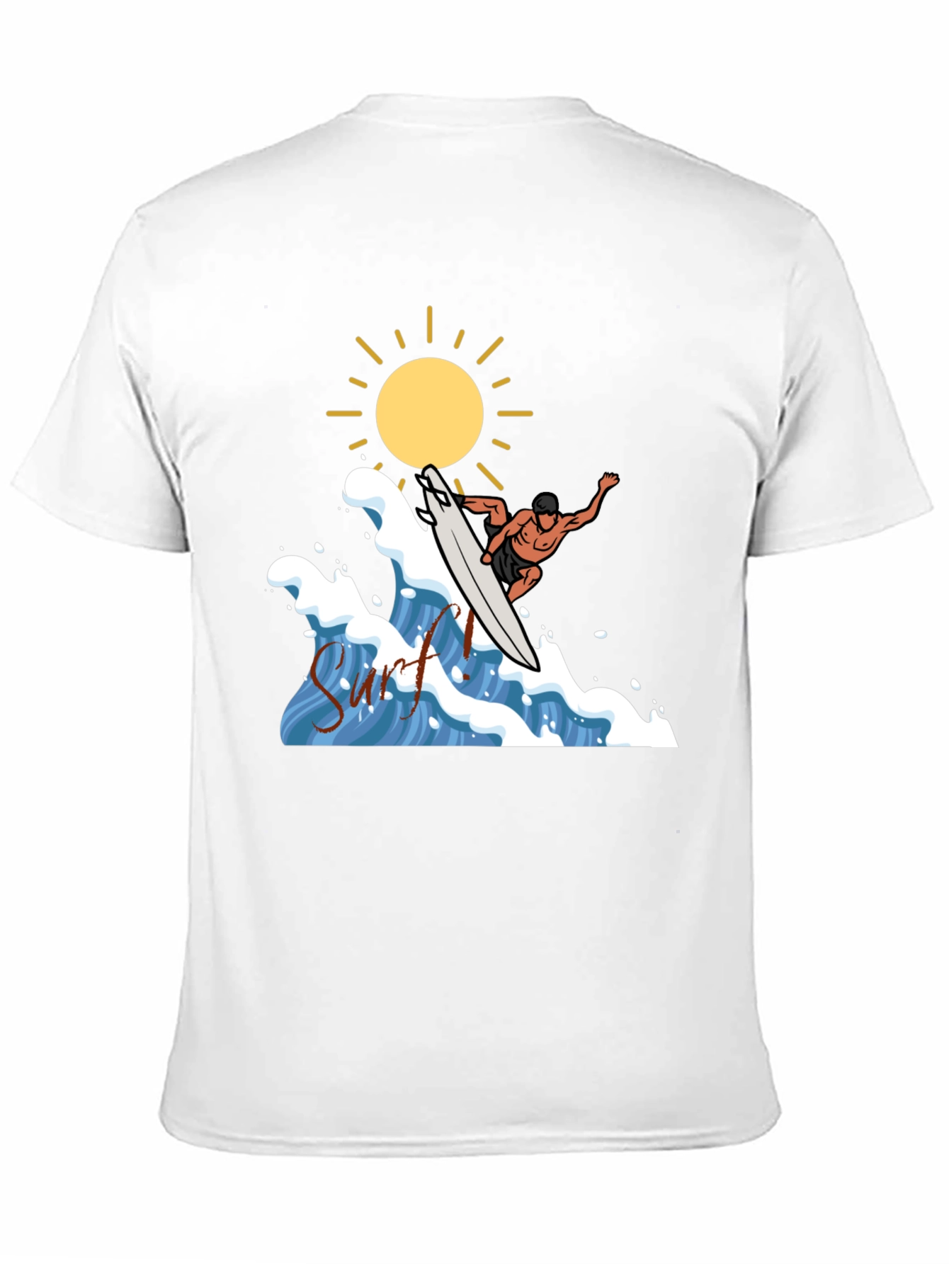 Surfs Up Graphic Tee - Black