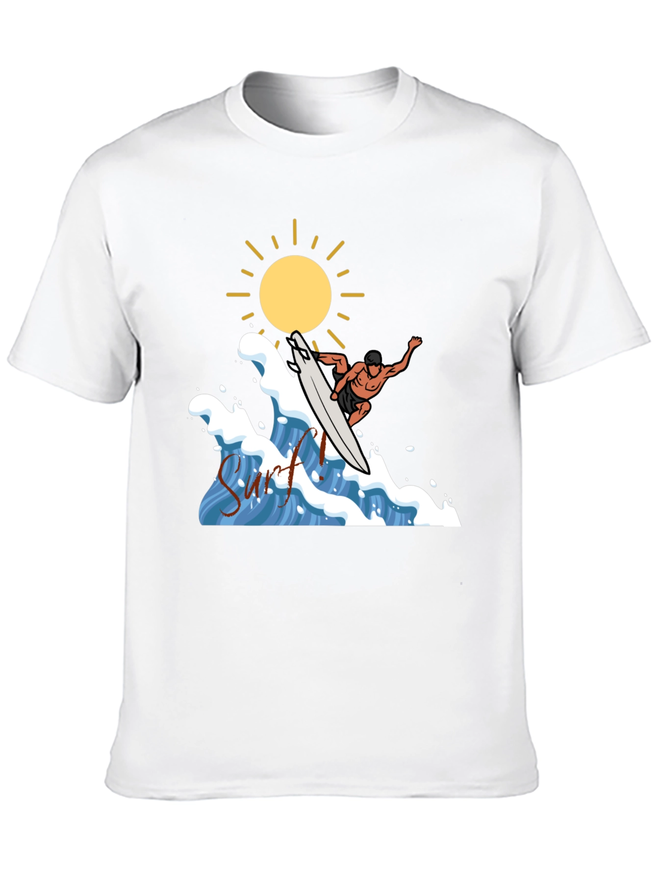 Surfs Up Graphic Tee - Black