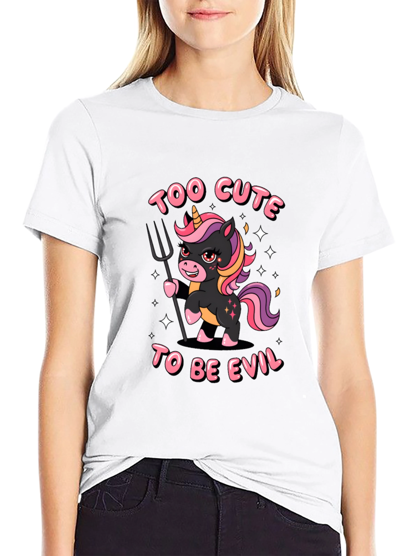 Too Cute To Be Evil Unisex T-Shirt