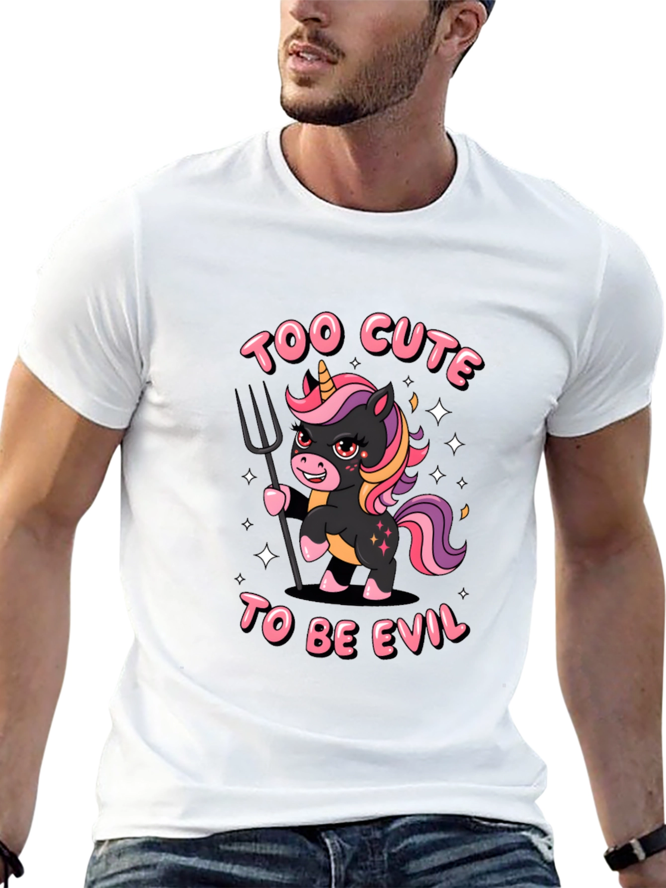 Too Cute To Be Evil Unisex T-Shirt