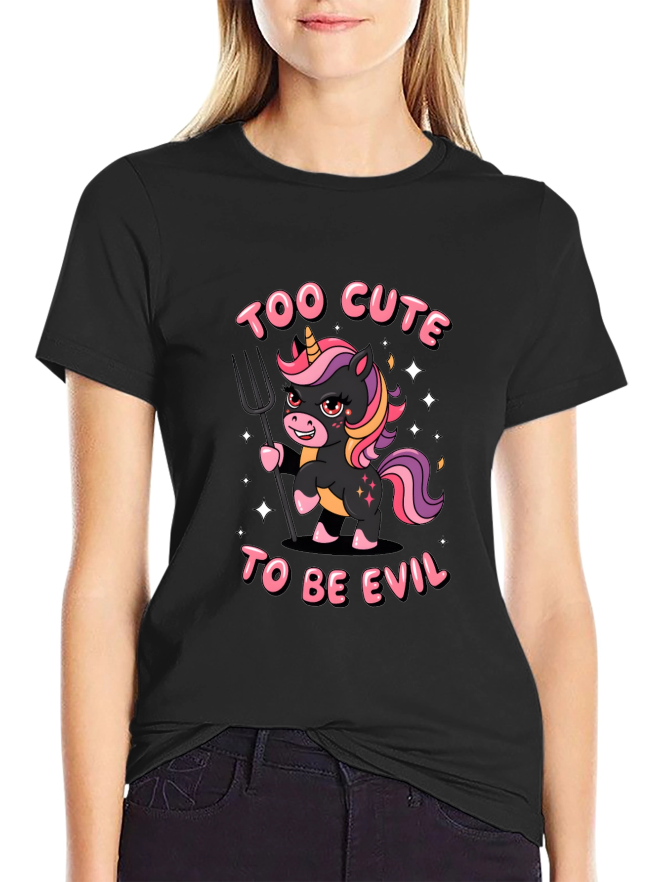 Too Cute To Be Evil Unisex T-Shirt