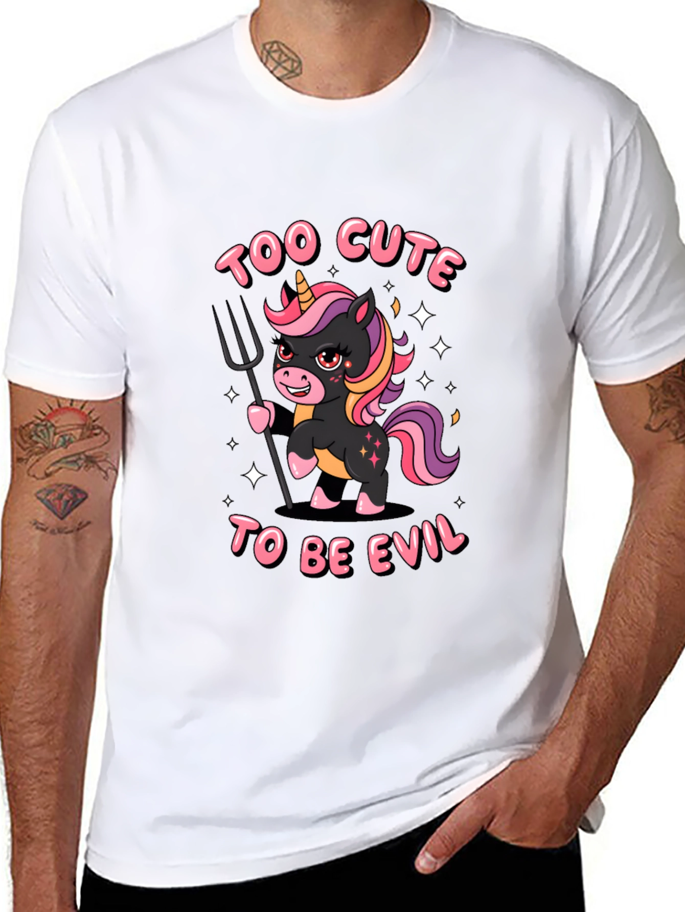 Too Cute To Be Evil Unisex T-Shirt