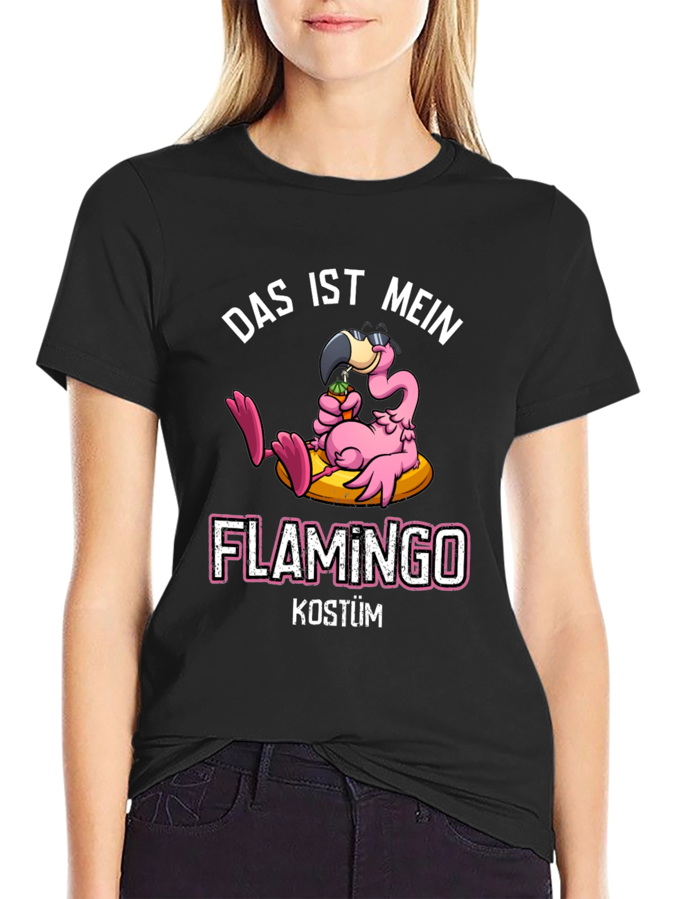 Das Ist Mein Flamingo Kostum Graphic T-Shirt