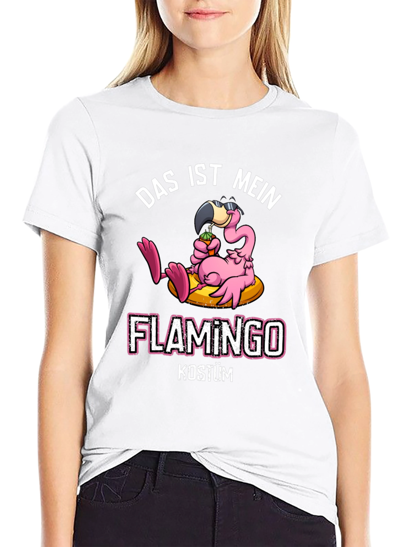 Das Ist Mein Flamingo Kostum Graphic T-Shirt
