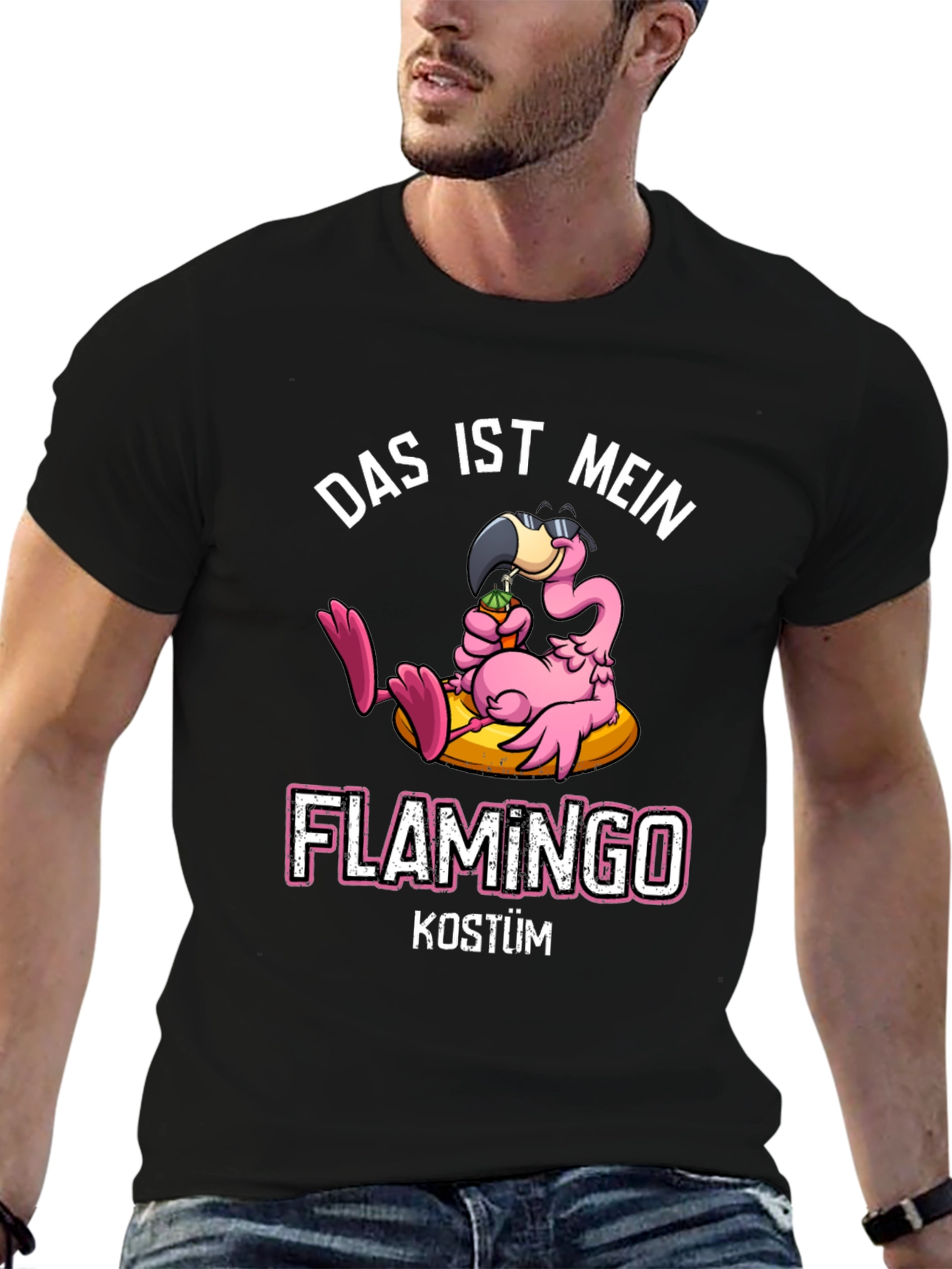 Das Ist Mein Flamingo Kostum Graphic T-Shirt