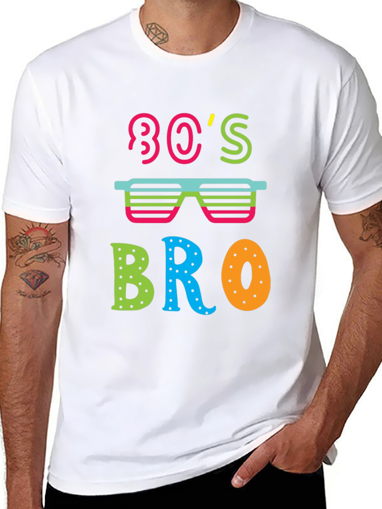 80s Bro T-Shirt Retro Party Tee