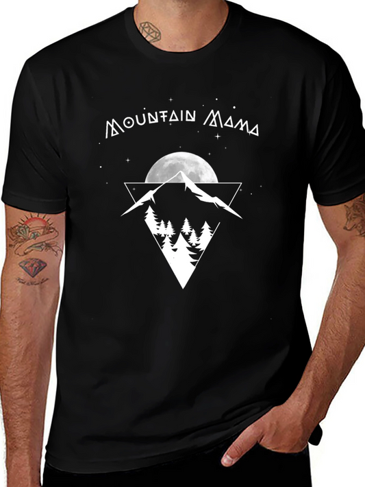 Mountain Mama Graphic Tee - Black Unisex Shirt