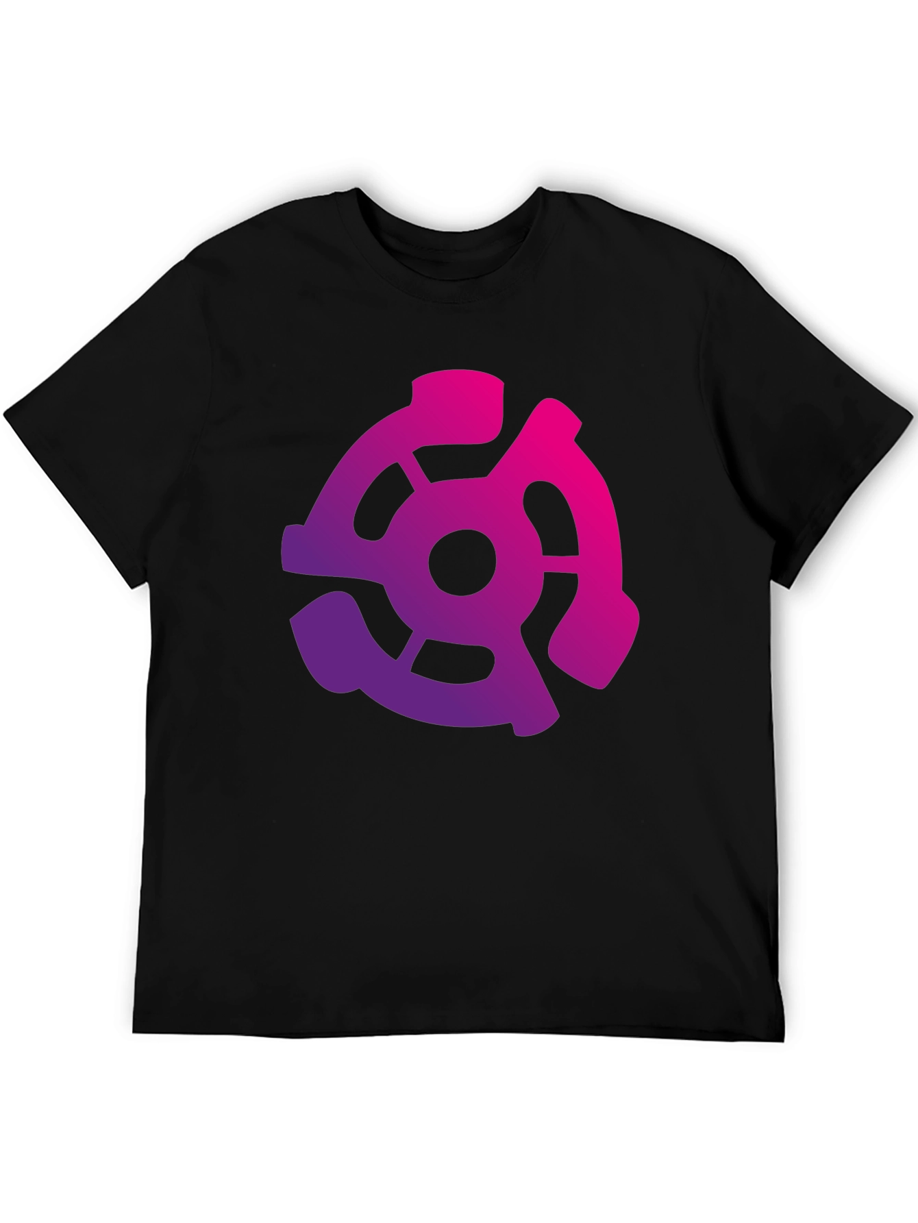 Retro Vinyl Record Adapter Graphic Tee