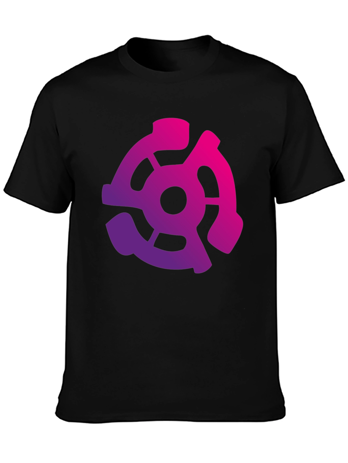 Retro Vinyl Record Adapter Graphic Tee