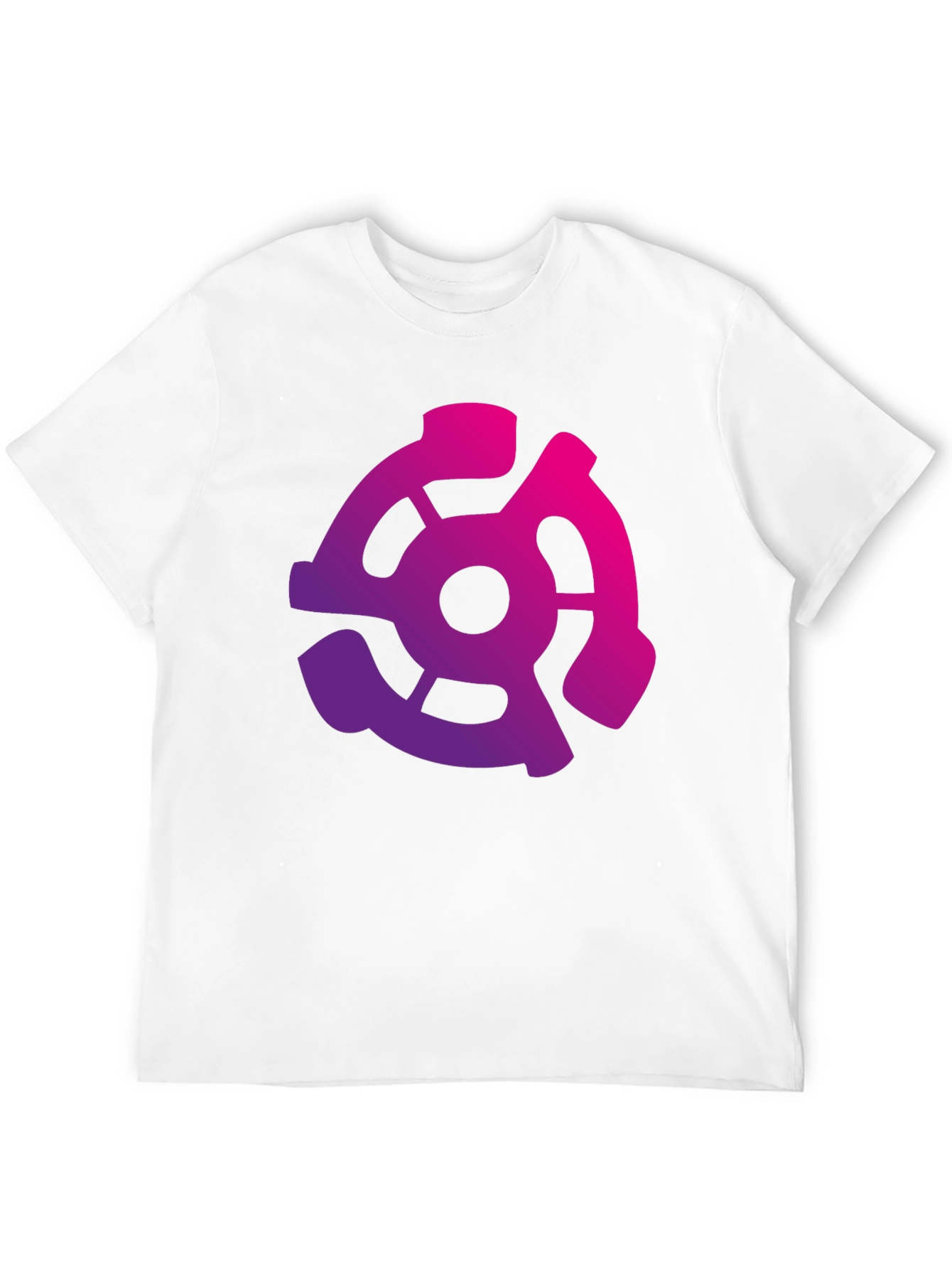 Retro Vinyl Record Adapter Graphic Tee