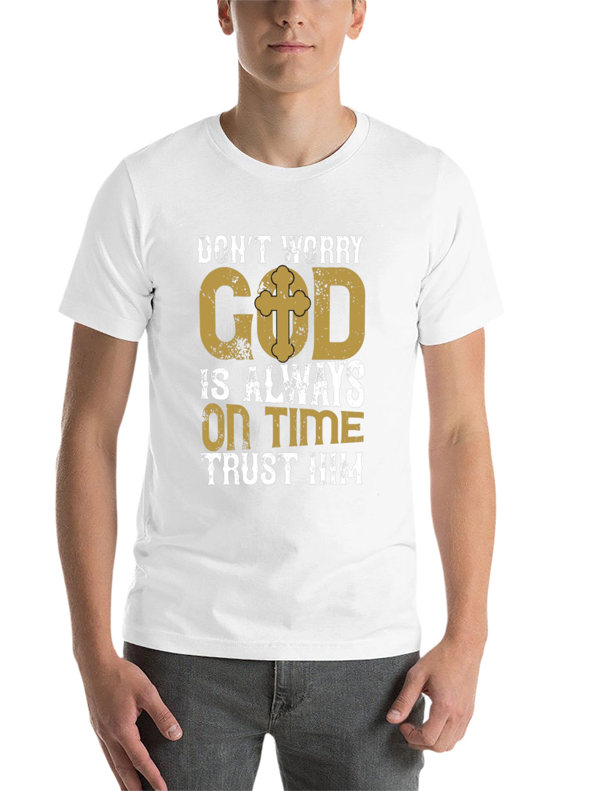 Faith Based T-Shirt - God is Always On Time