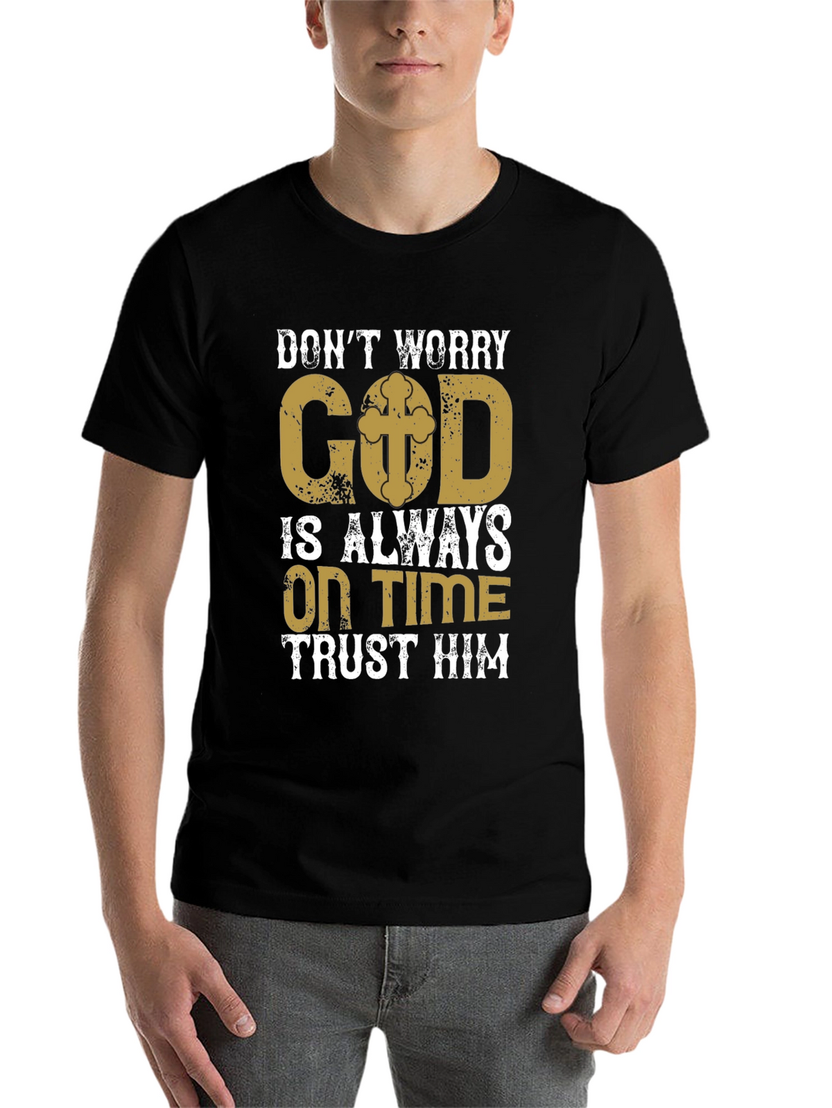 Faith Based T-Shirt - God is Always On Time