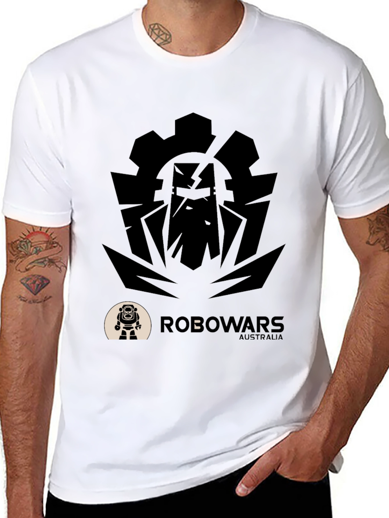 Robowars Australia Black T-Shirt
