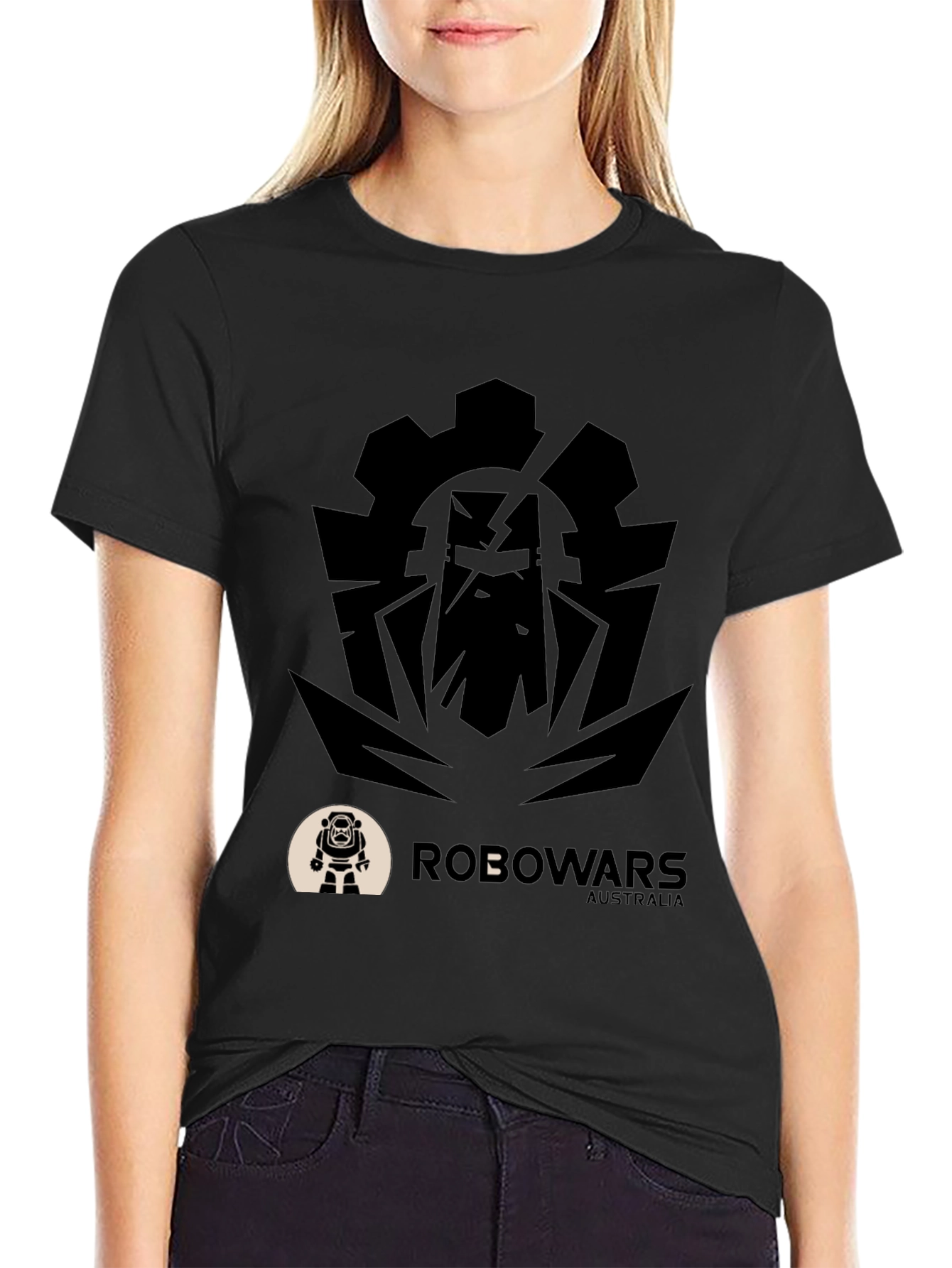 Robowars Australia Black T-Shirt