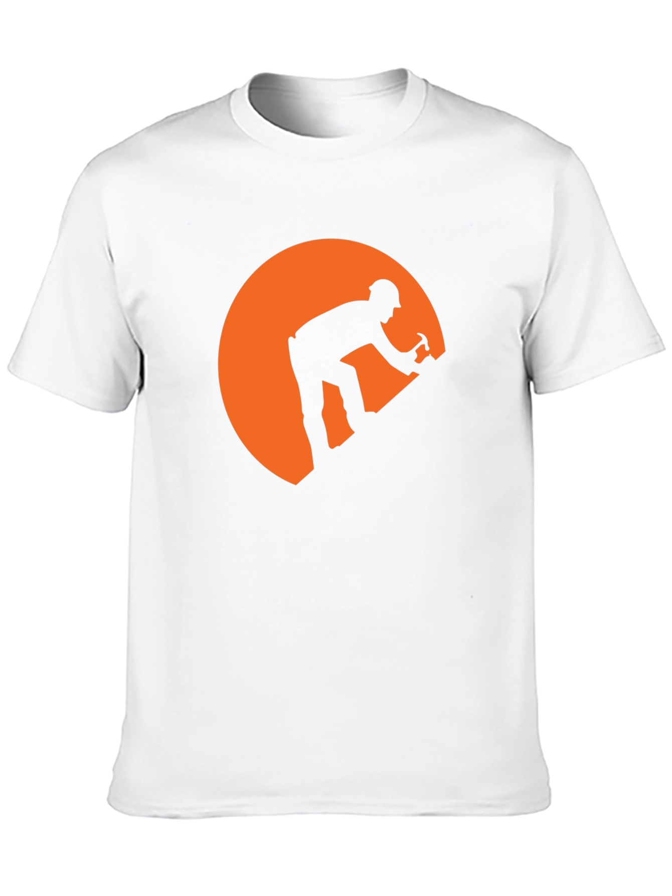 Miner Silhouette Graphic Tee - Black