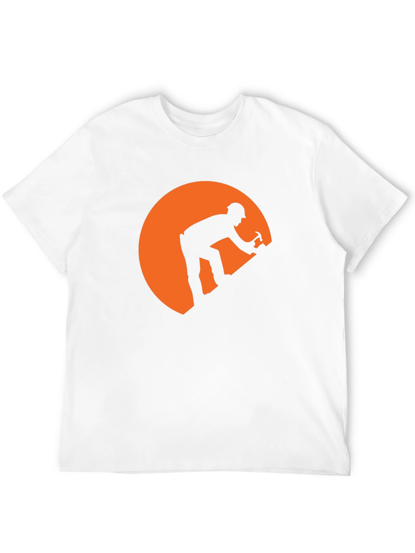 Miner Silhouette Graphic Tee - Black