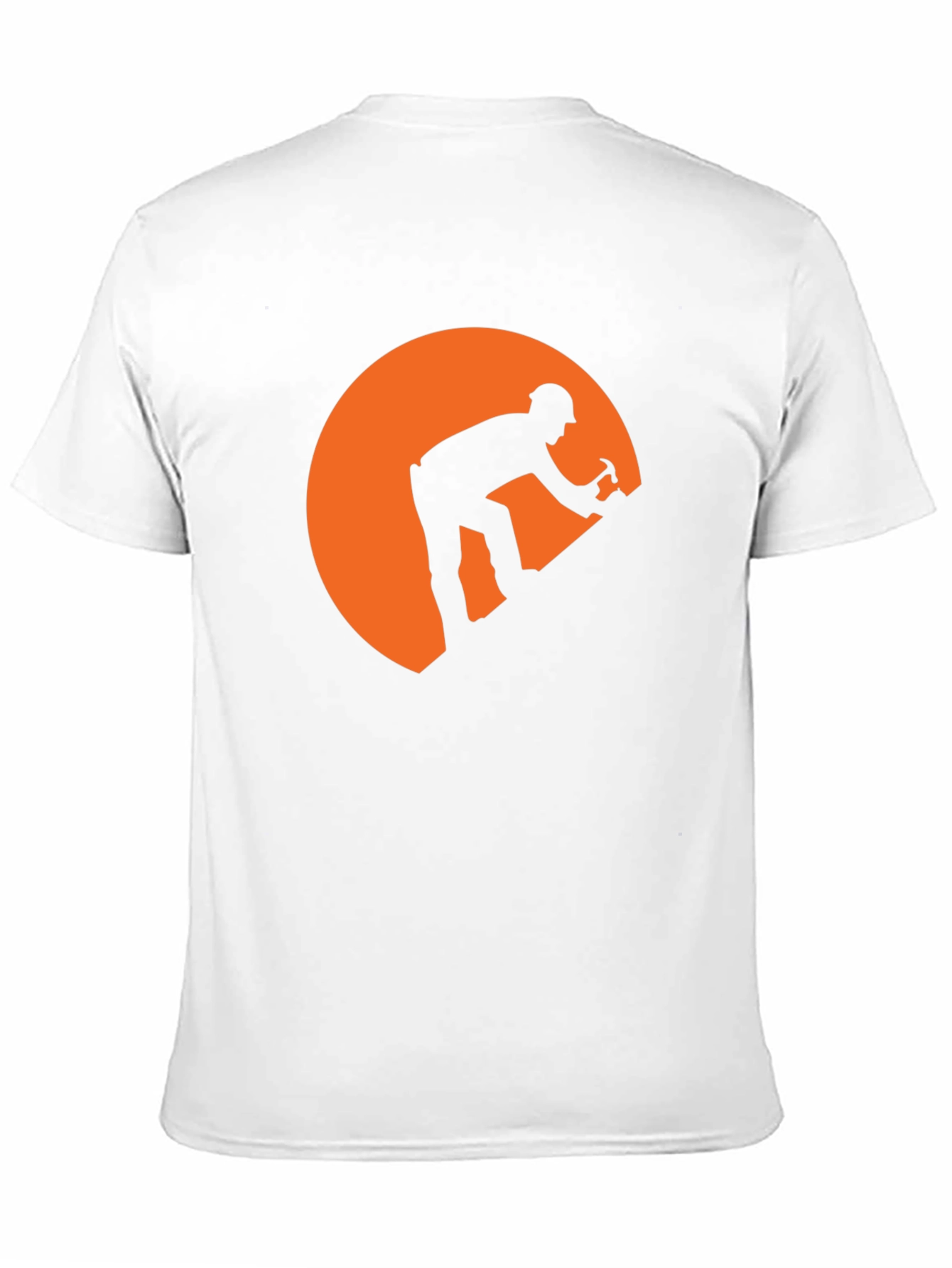 Miner Silhouette Graphic Tee - Black